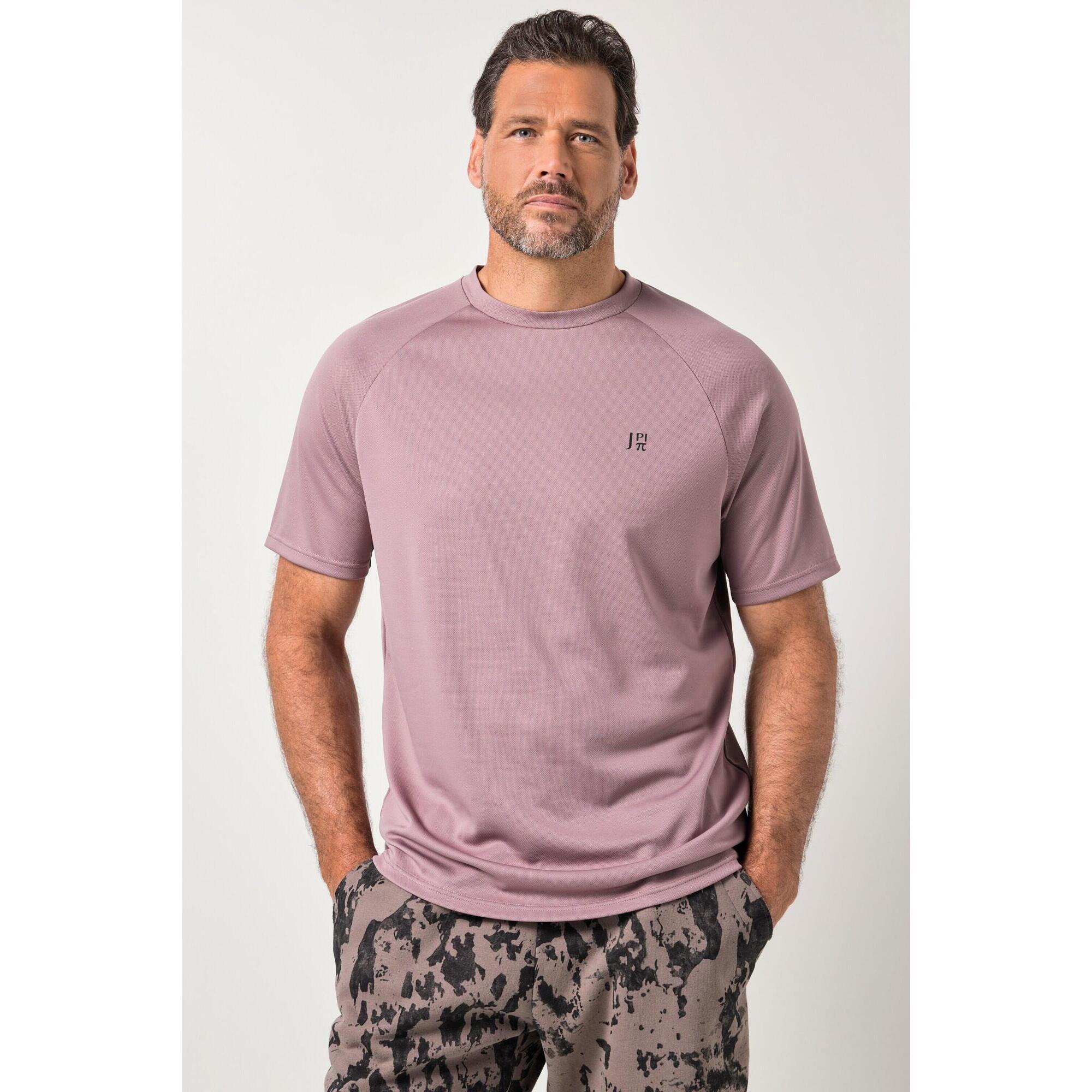 Męski T-shirt FLEXNAMIC® fitness rękaw 1/2 nadruk z tyłu QuickDry