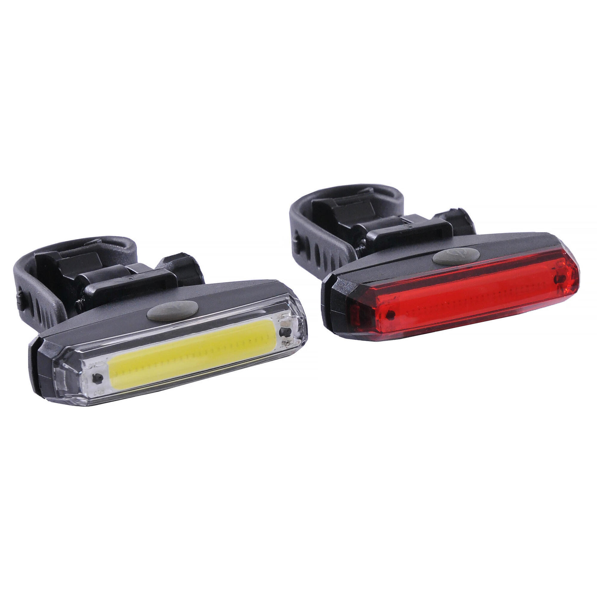 Zestaw lamp rowerowych XC243W + 243R