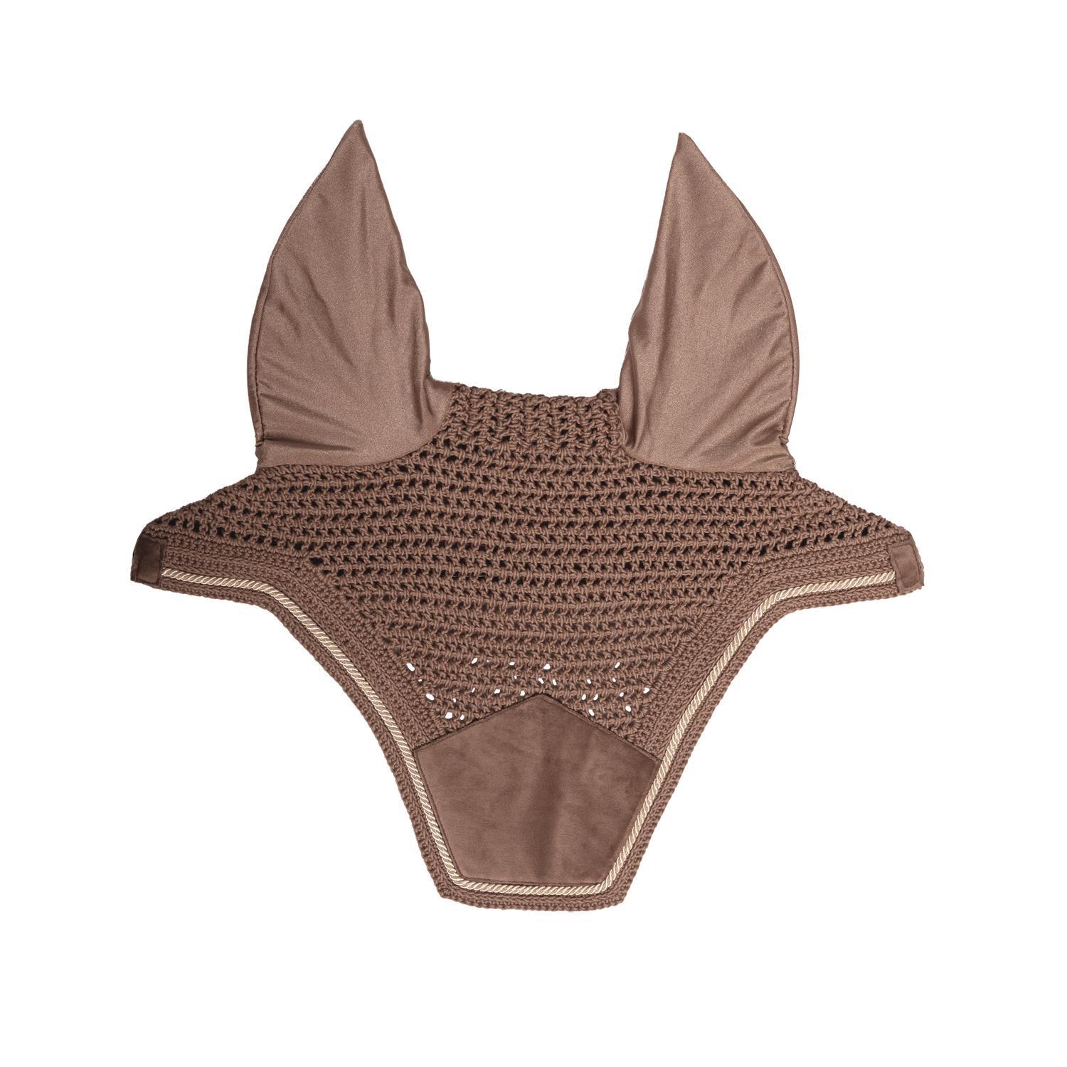 Czapka przeciwmuchowa dla konia z weluru Kentucky Horsewear Wellington