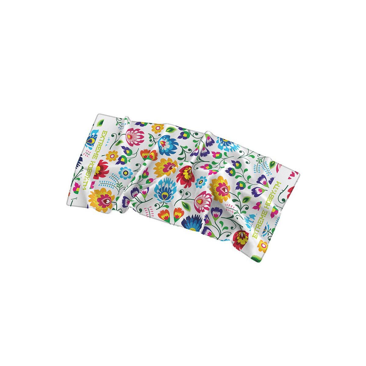 Ręcznik Plażowy Sportowy z Mikrofibry Szybkoschnący EXTREME HOBBY FOLK 150 x 70