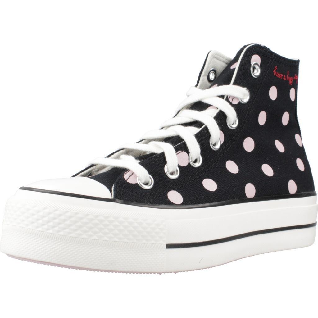 Buty CONVERSE CHUCK TAYLOR ALL STAR LIFT PLATFORM POLKA DOTS Czarny