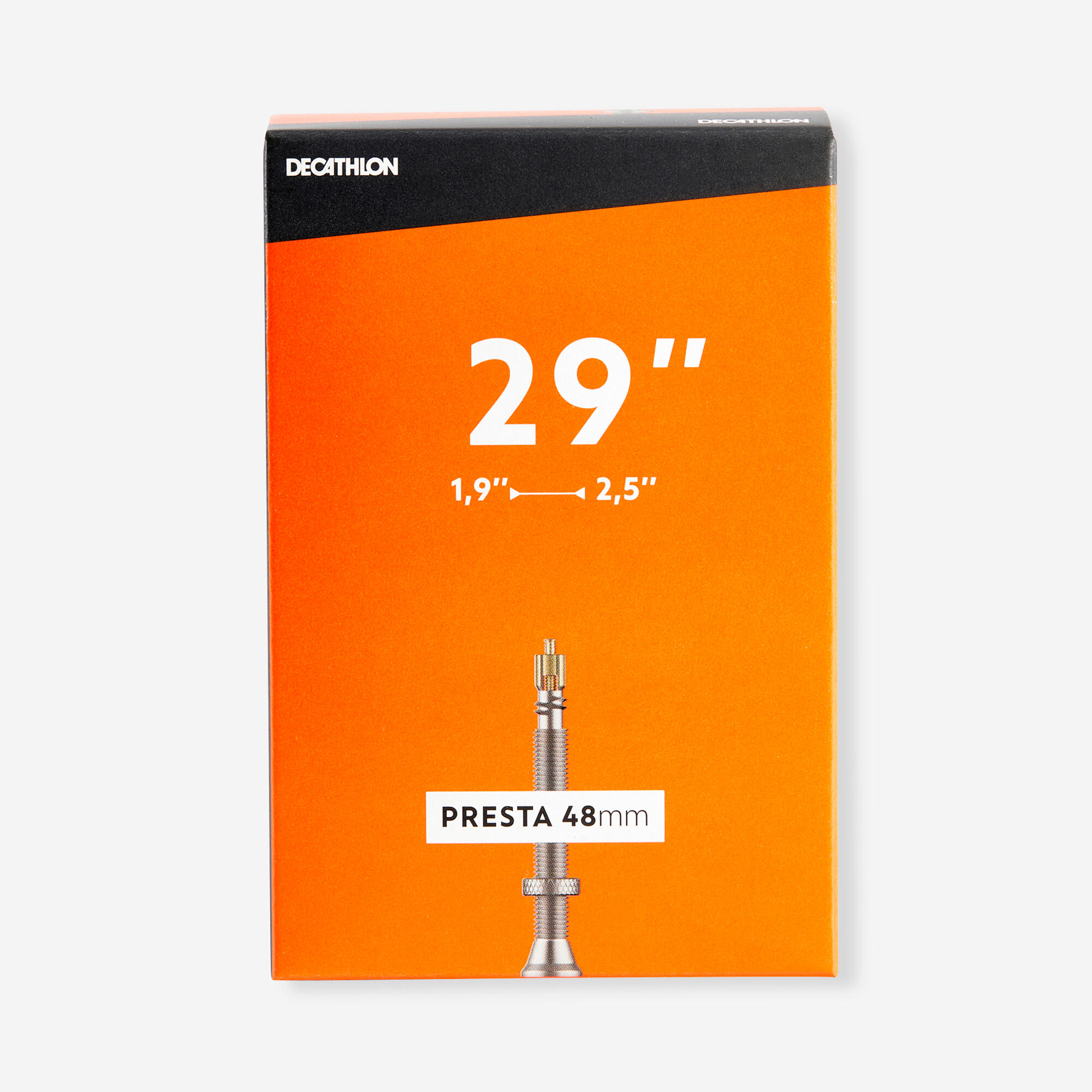 Dętka rowerowa B'twin 29x1,9/2,5 wentyl Presta 48 mm