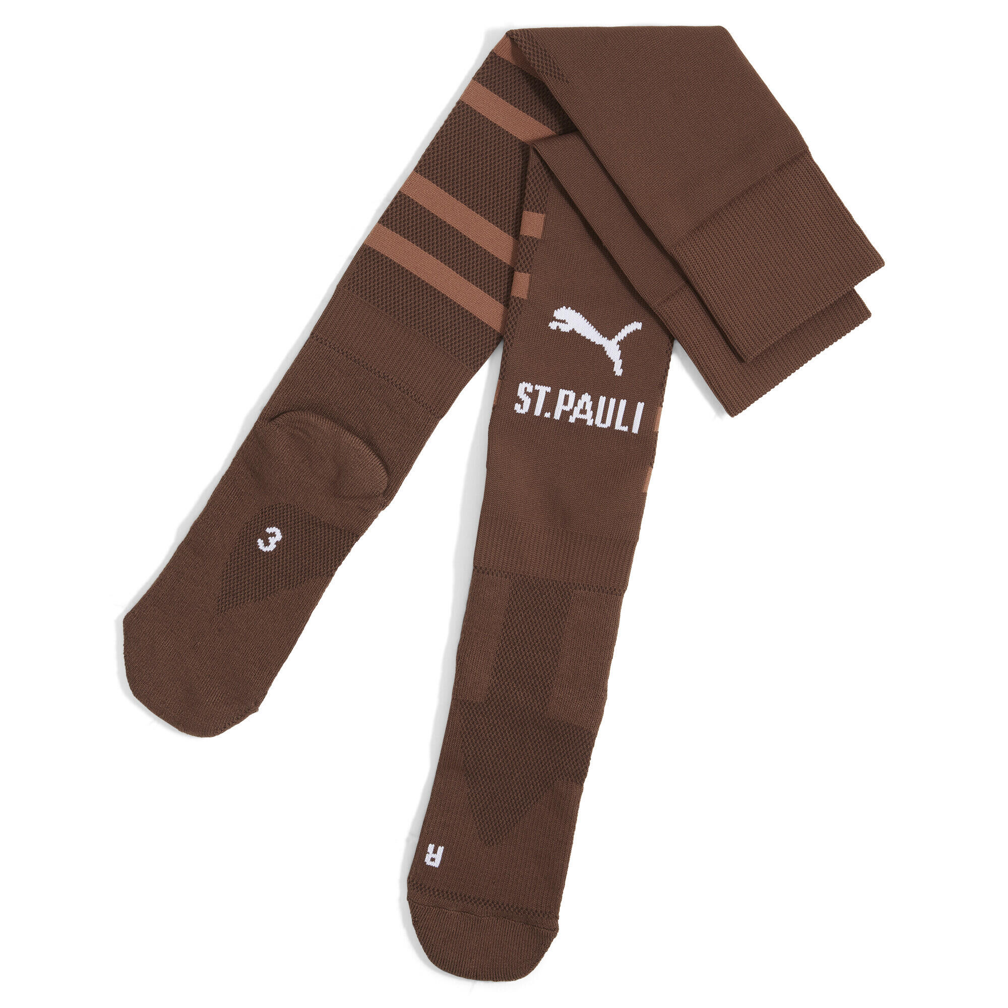 Męskie skarpety FC St. Pauli z grafiką PUMA Espresso Brown White