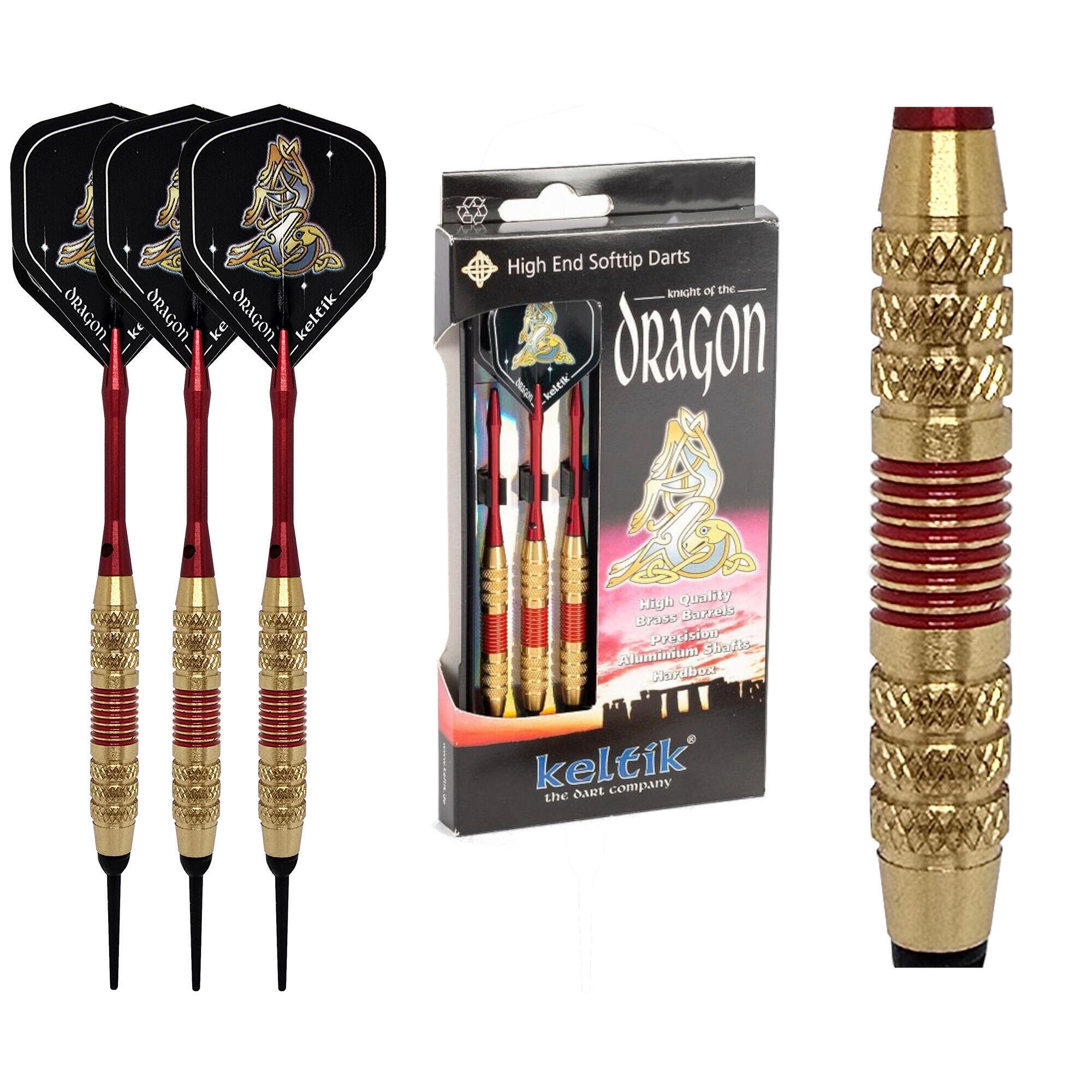 Rzutki Softdart Keltik Dragon Red 16 g