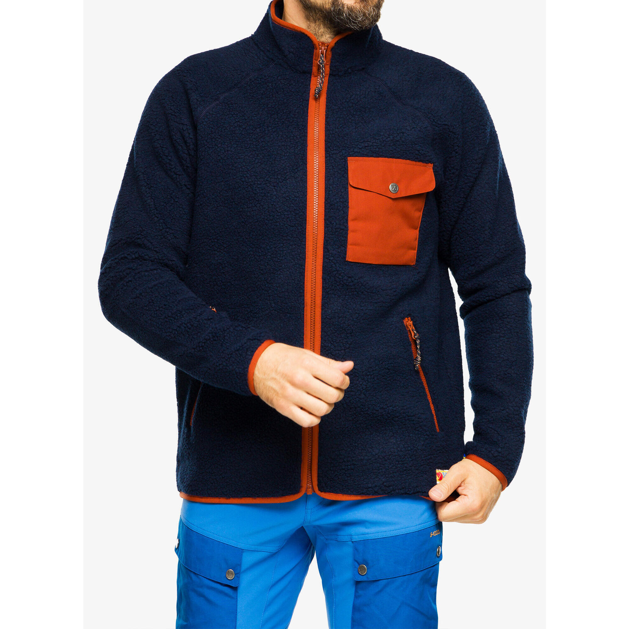 Kurtka polarowa męska Fjallraven Vardag Pile Fleece