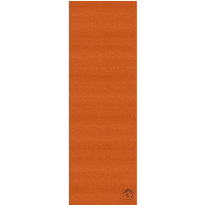 Mata do ćwiczeń jogi Trendy Professional 180x60x0,5 cm pomarańczowa