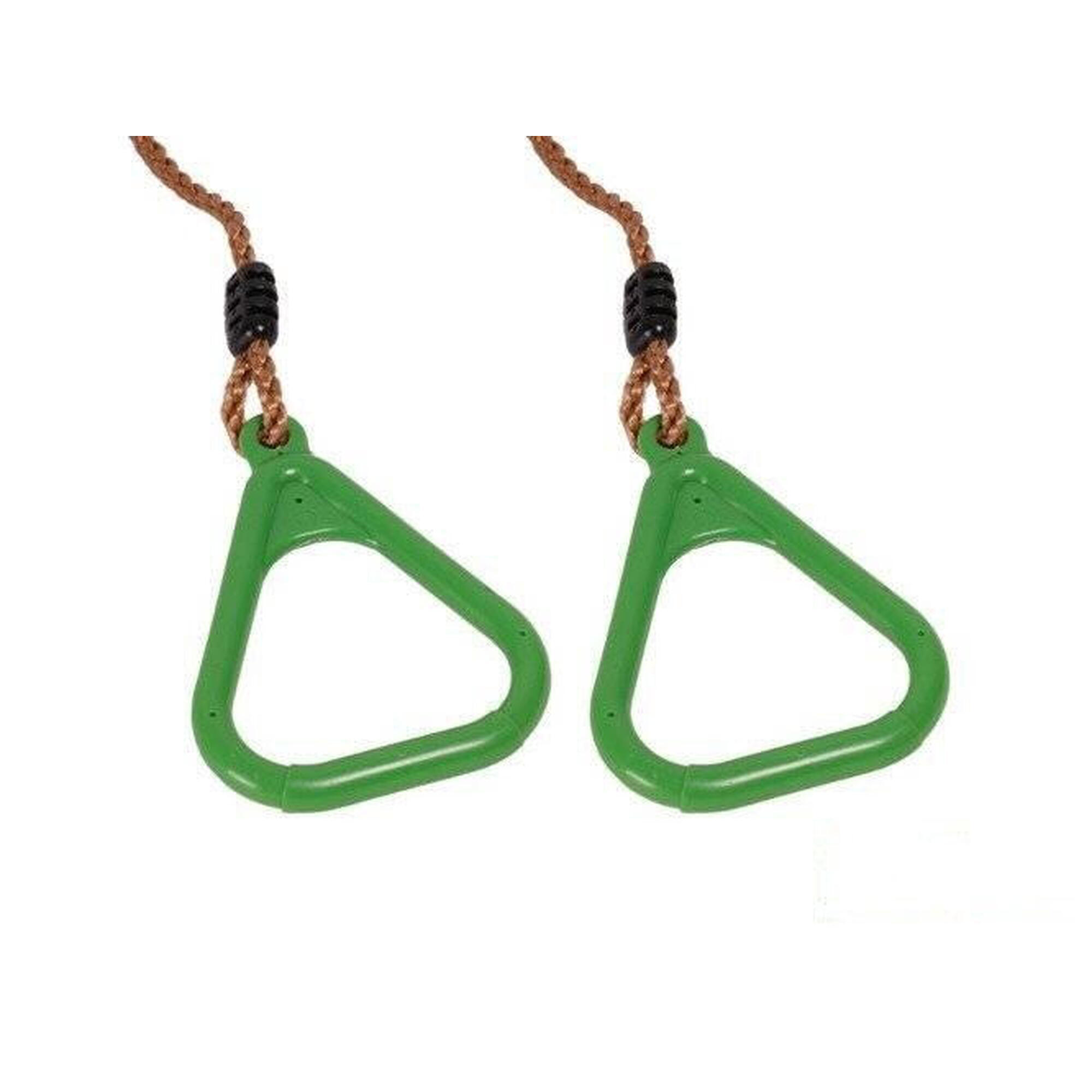 Obręcze plastikowe trójkątne limonkowe