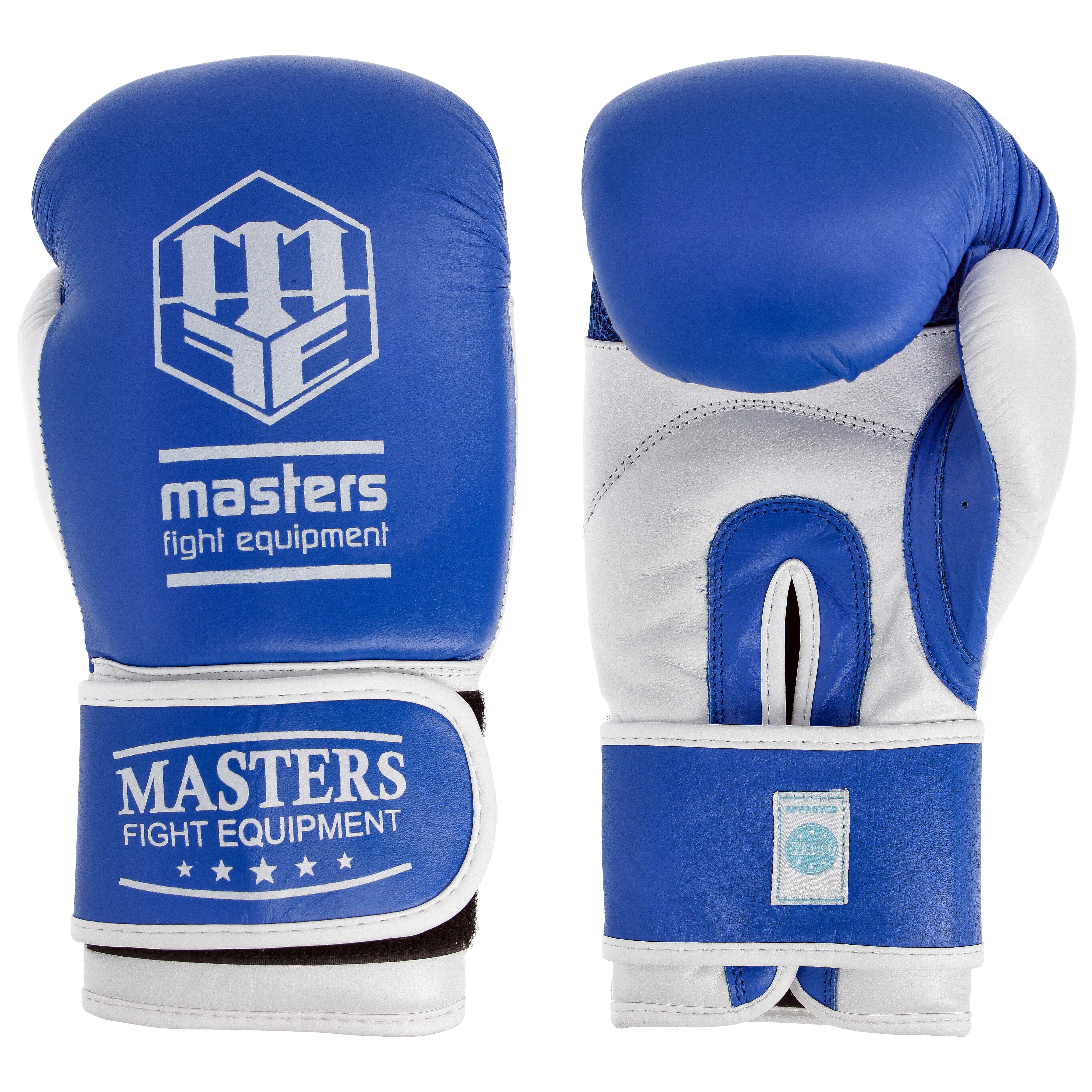Rękawice bokserskie skórzane Masters Fight Equipment Rbt-Trw (Wako Approved)
