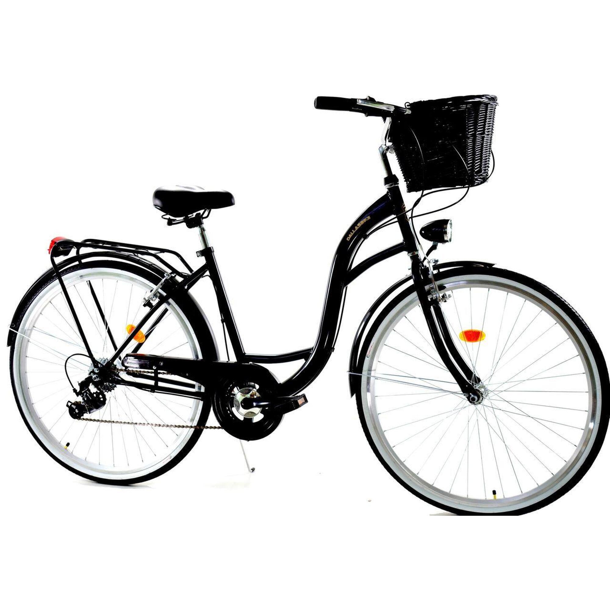 Rower Miejski Dallas Bike City 28" 7spd + kosz