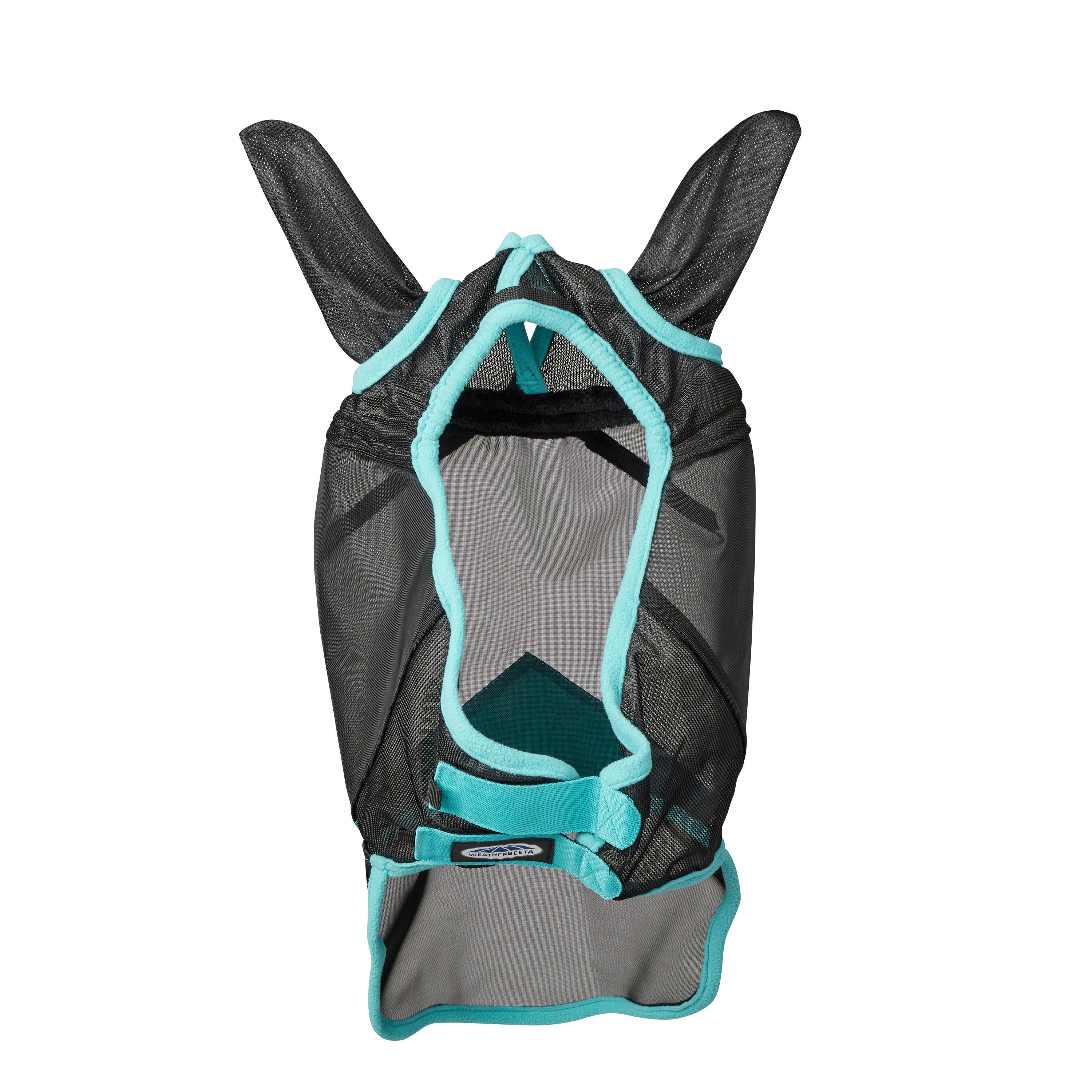 Maska przeciw muchom dla koni z drobnej siateczki, zakrywająca uszy i nos Weathe