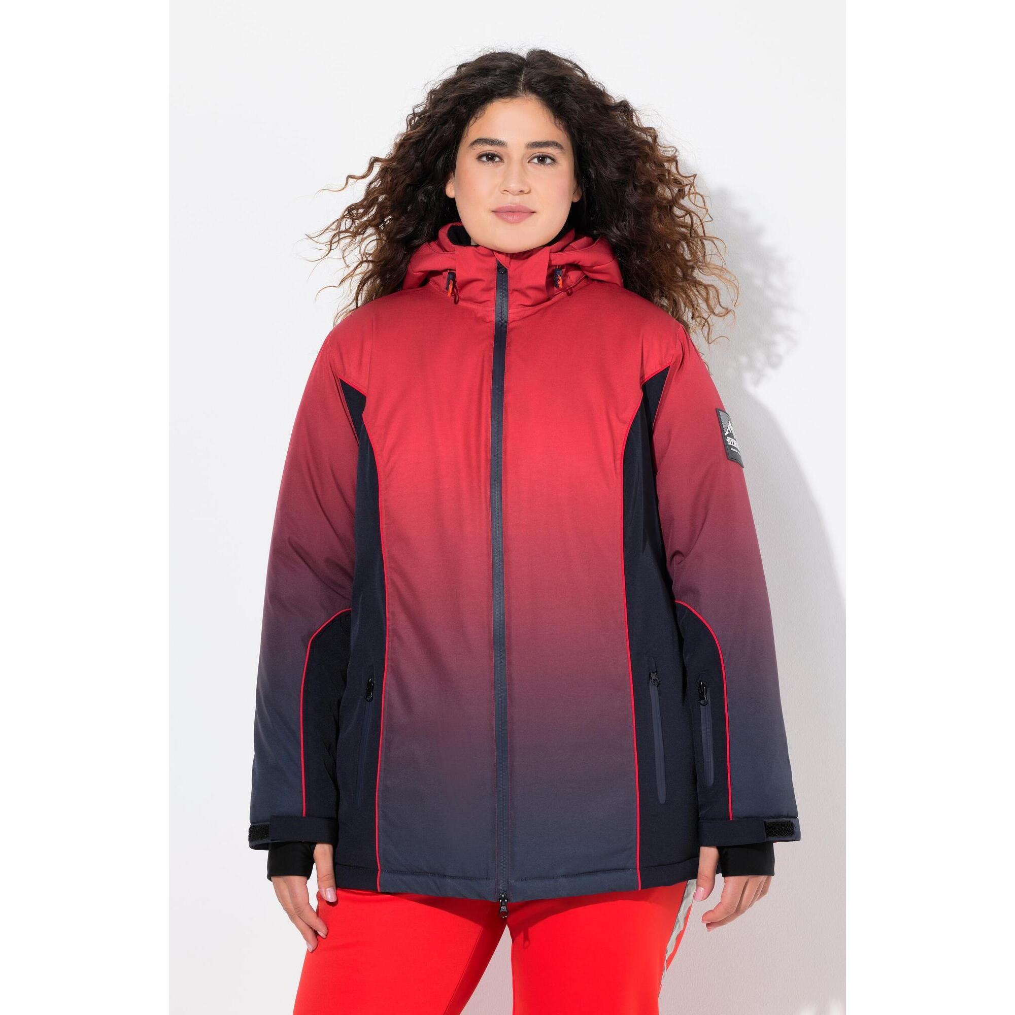 Damskie Kurtka sportowa dradientowa wodoodporna osłona przeciwśnieżna