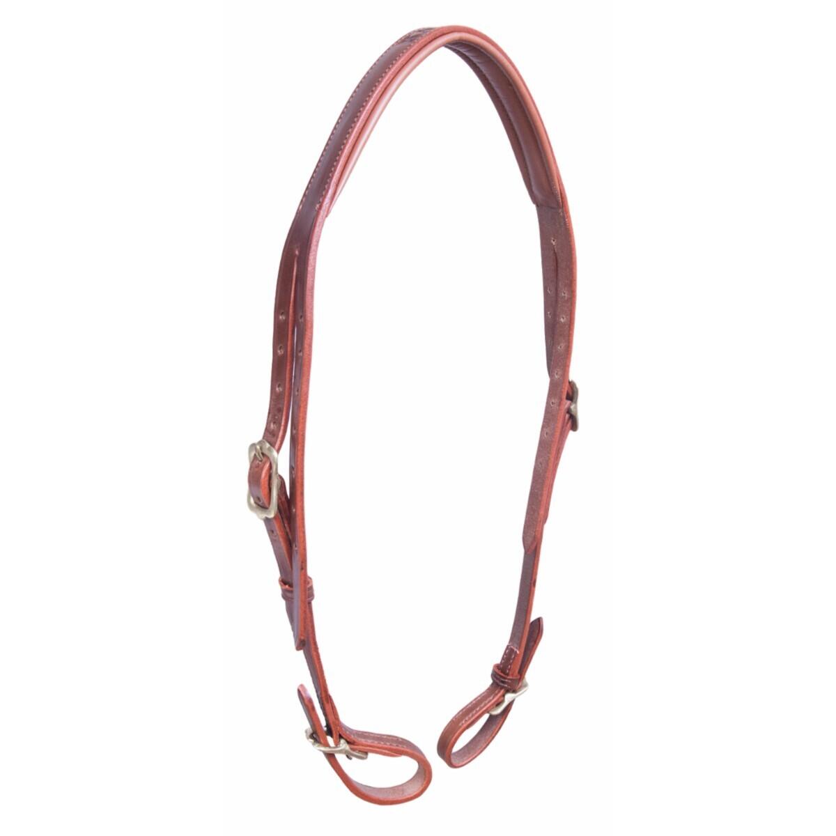 Anatomiczny Skórzany nagłówek dla koni Karlslund Kombi