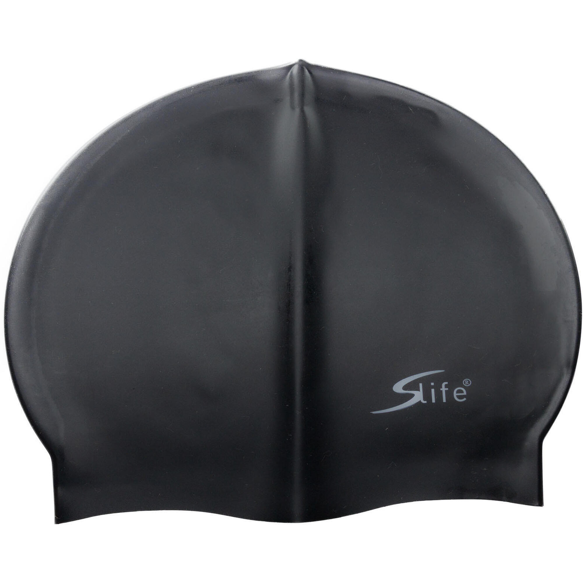 Czarna silikonowa czapka pływacka – komfort i wydajność