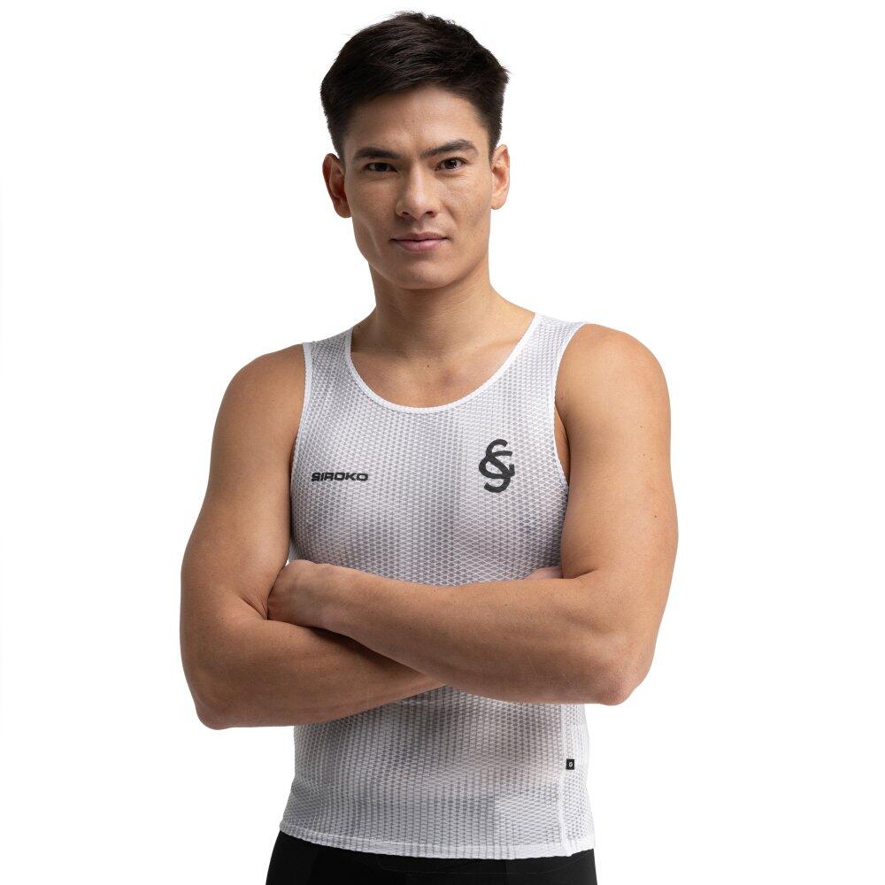 Męska rowerowa podkoszulka potówka Real Sporting de Gijón x Siroko Kolarstwo