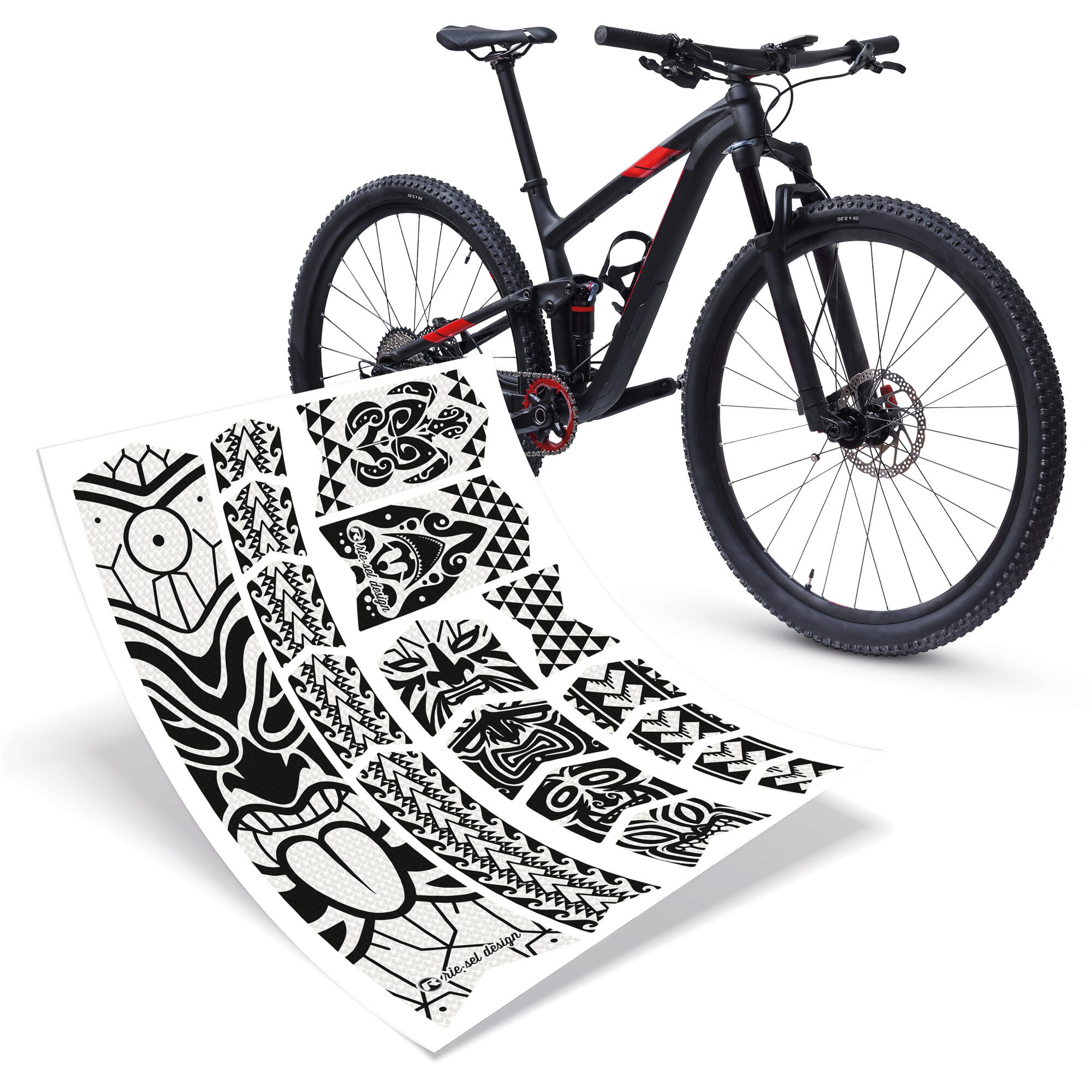 Zestaw folii ochronnej na ramę Riesel Design Frame:Tape 3000 Maori