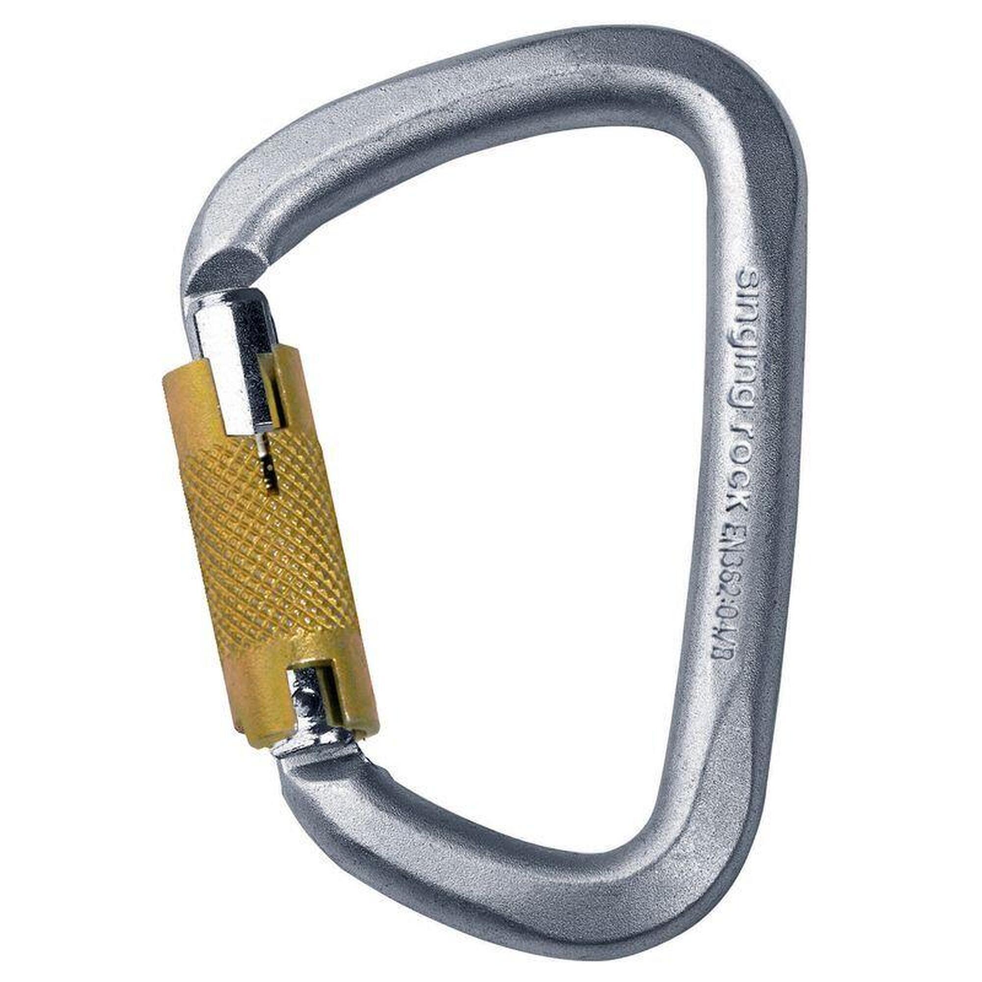 Karabinek wspinaczkowy D Lock Triple