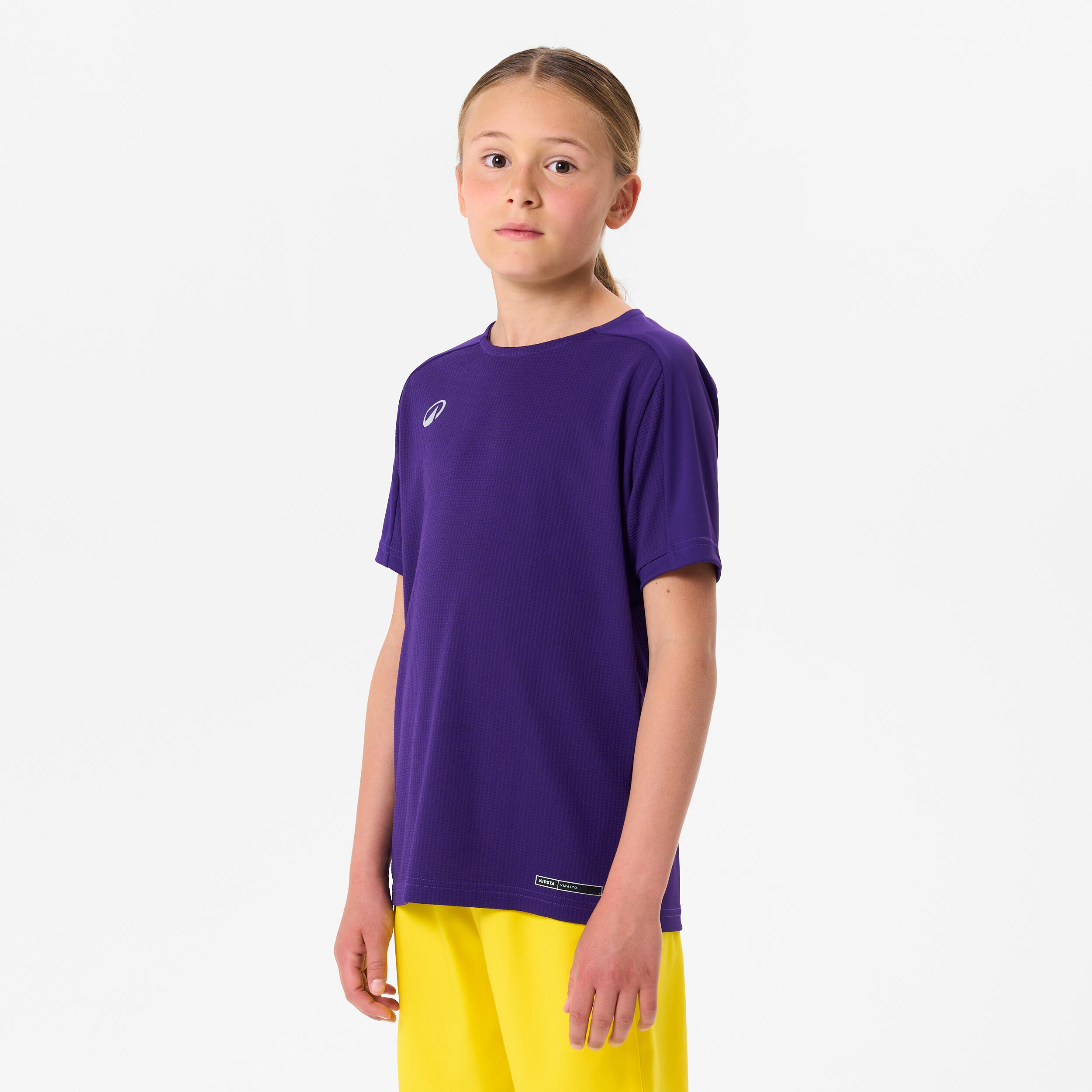 Koszulka do piłki nożnej z krótkim rękawem dla dzieci Kipsta Viralto Club