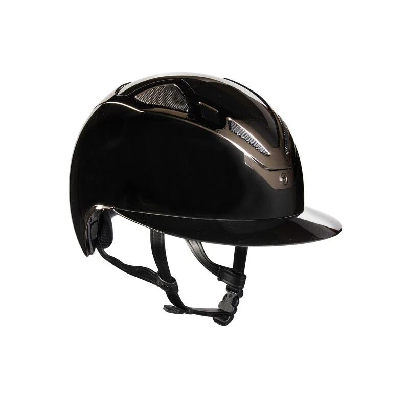 Kask damski apex chrome czarny błyszczący