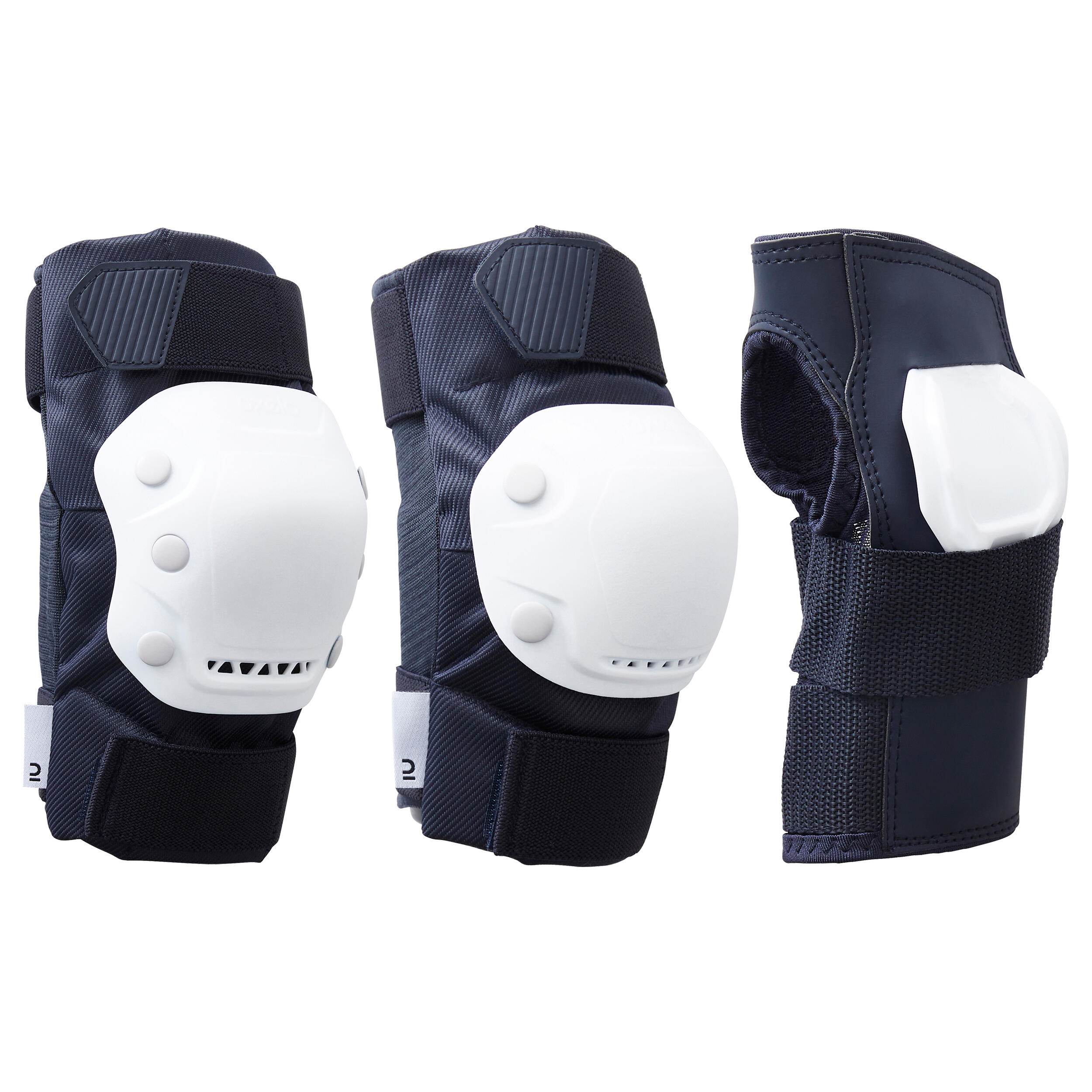 Zestaw 3x2 ochraniaczy na rolki dla dorosłych FIT500