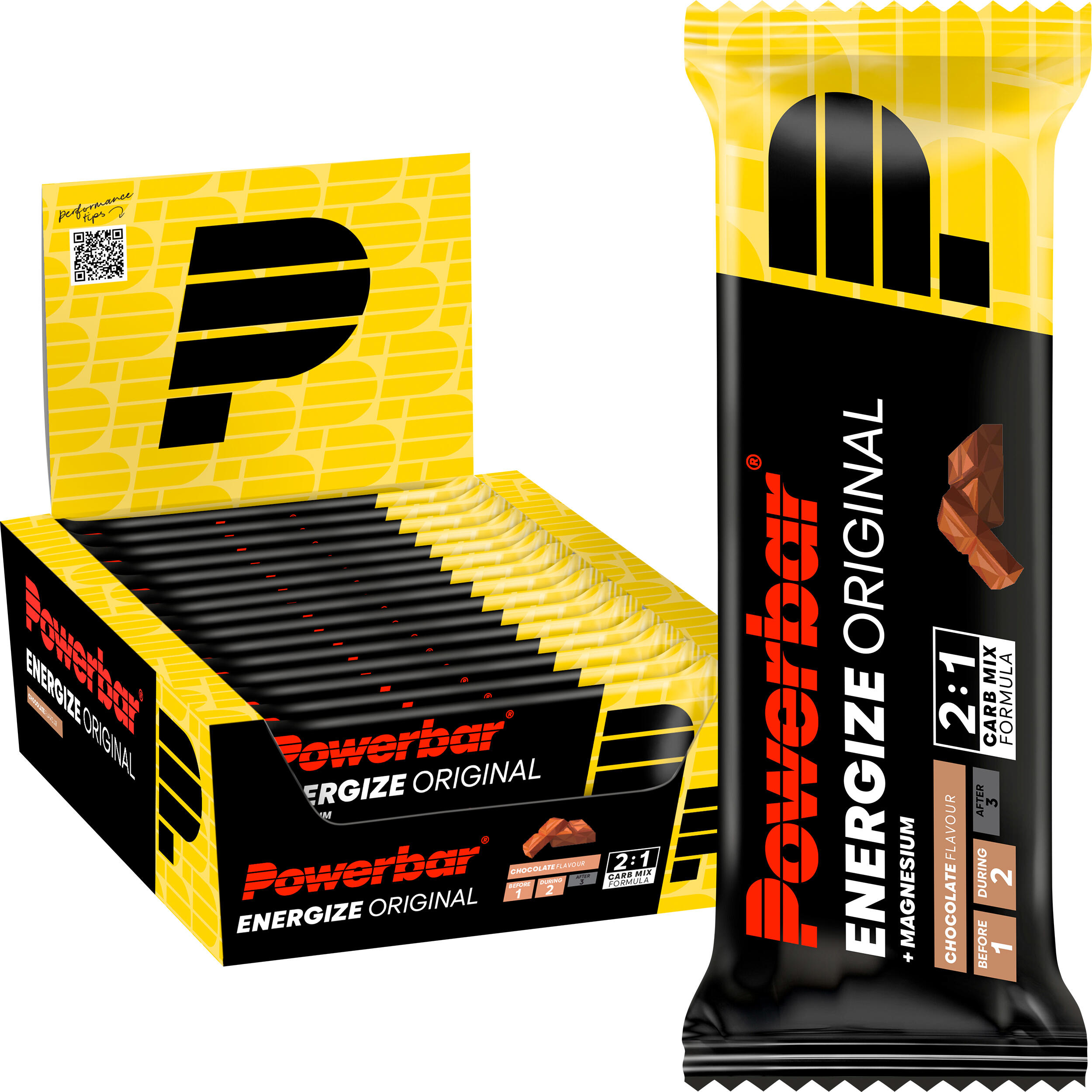 Powerbar Energize Bar (15x55g) Chocolate - Batony - Batony energetyczne