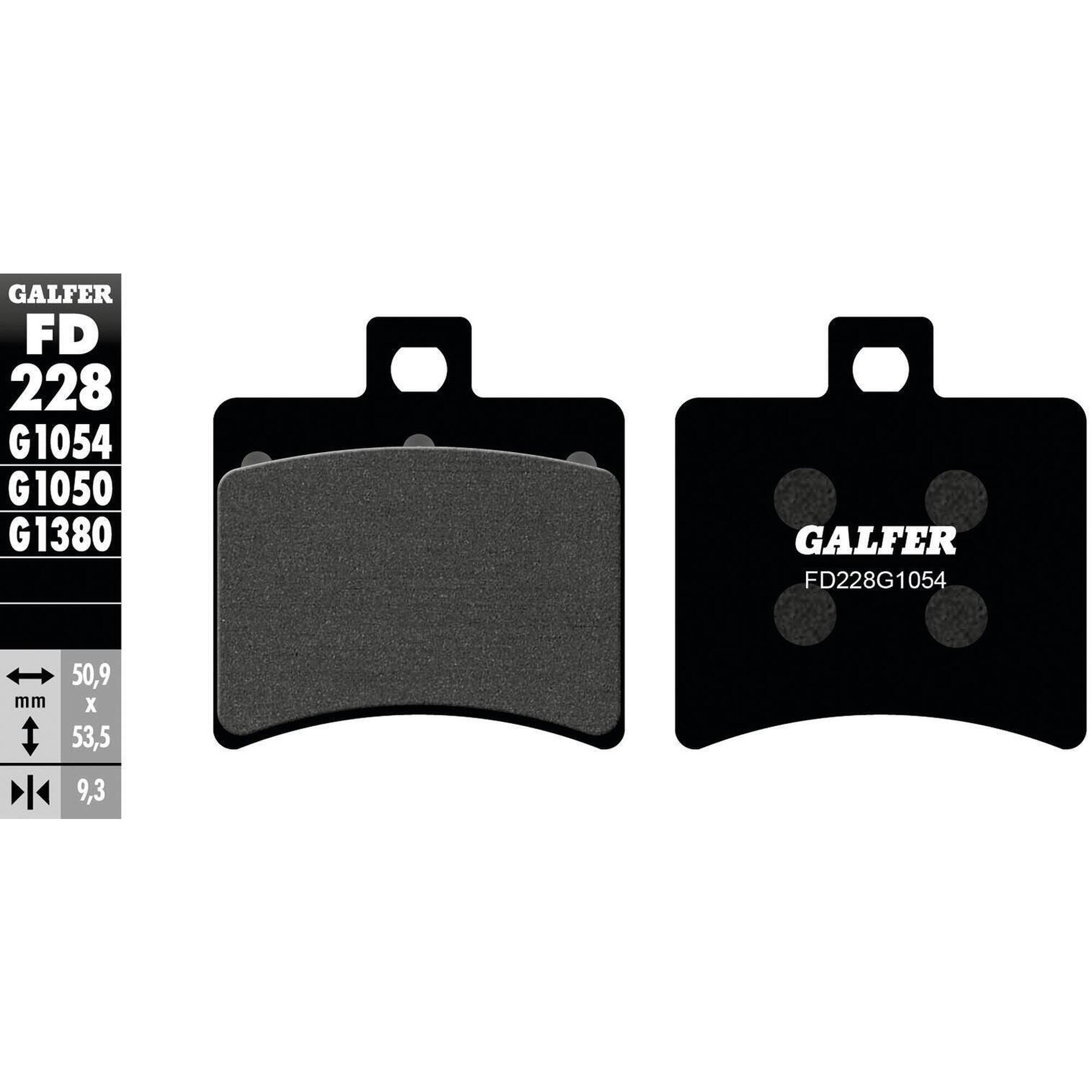 Galfer FD228 G1054 Organiczne Klocki Hamulcowe do Rowerów