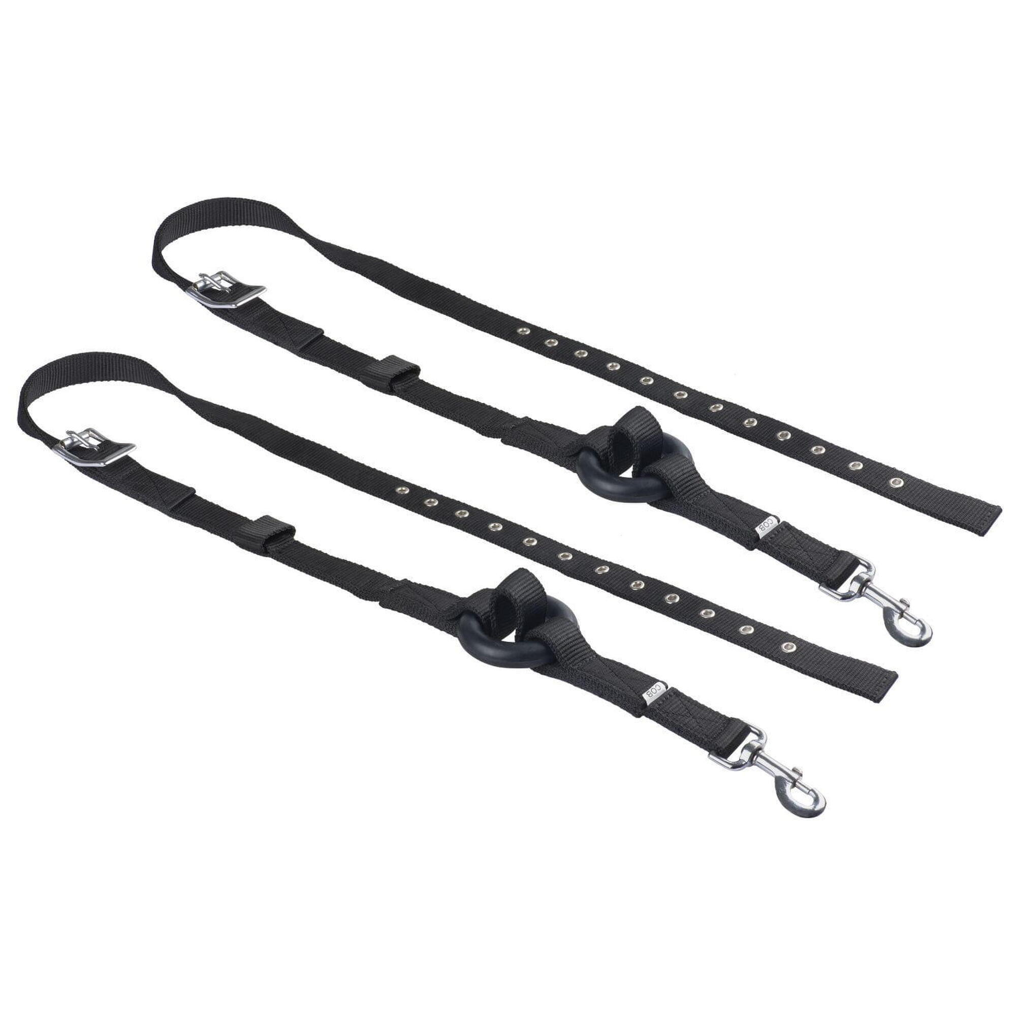 Wypinacze do jazdy konnej Start parciane, z gumowymi kółkami