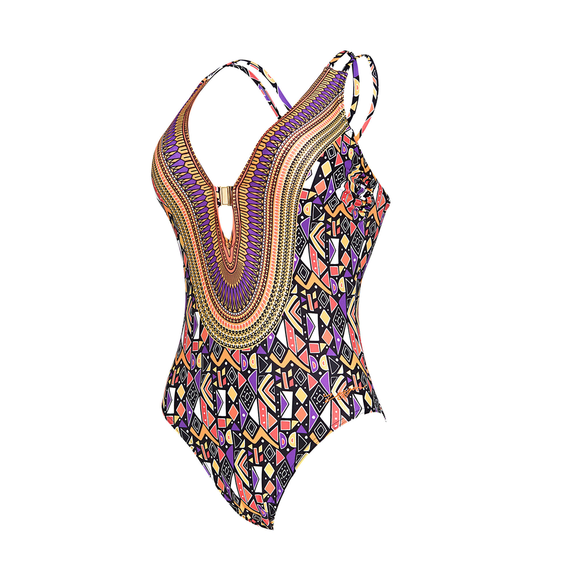 Strój pływacki jednoczęściowy damski Zoggs Culture Jam Crossback