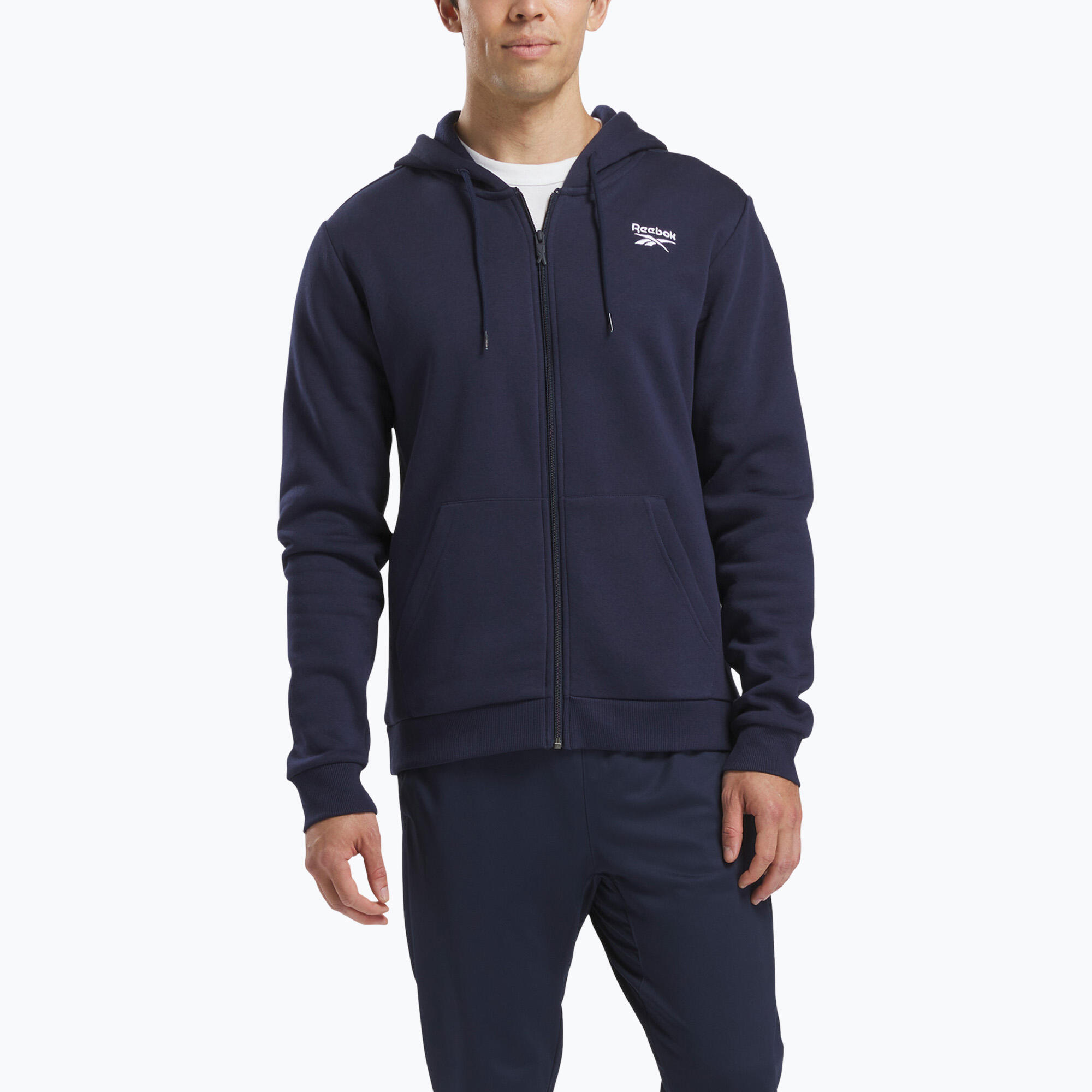 Bluza męska Reebok Identity SL Fleece FZ