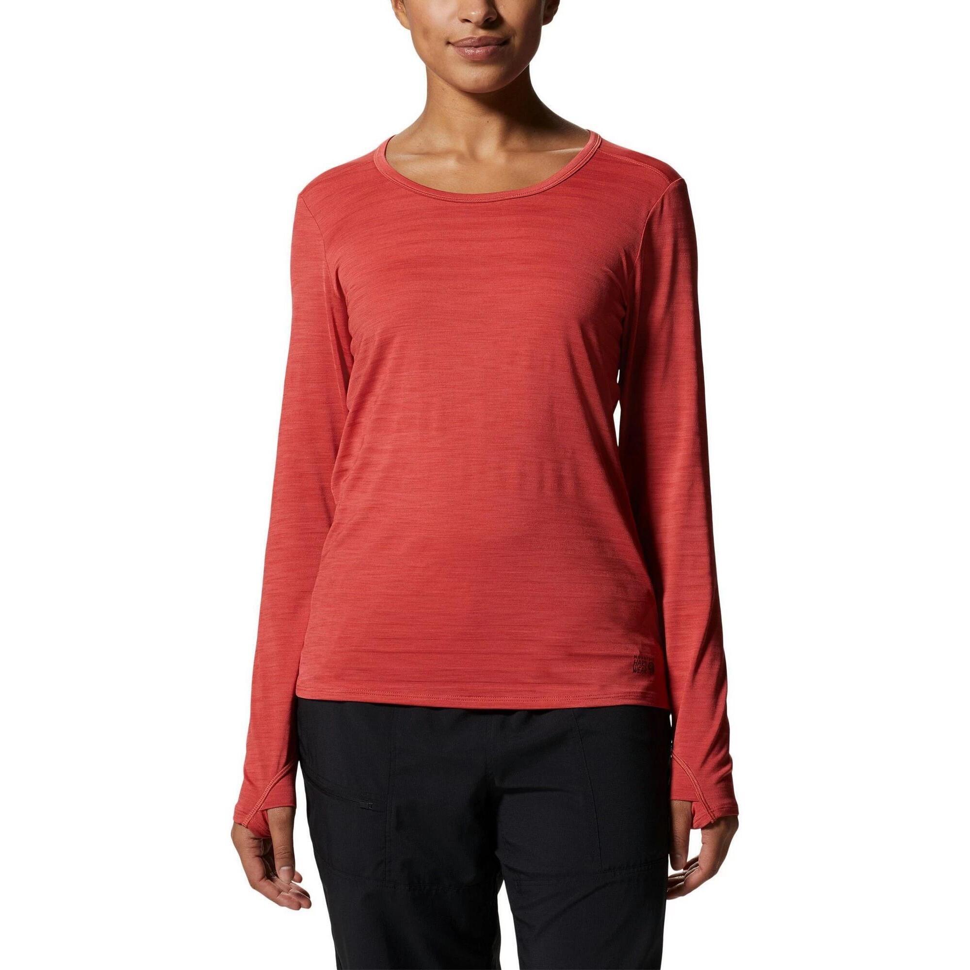 Koszulka sportowa damska Mountain Hardwear Mighty Stripe z długim rękawem