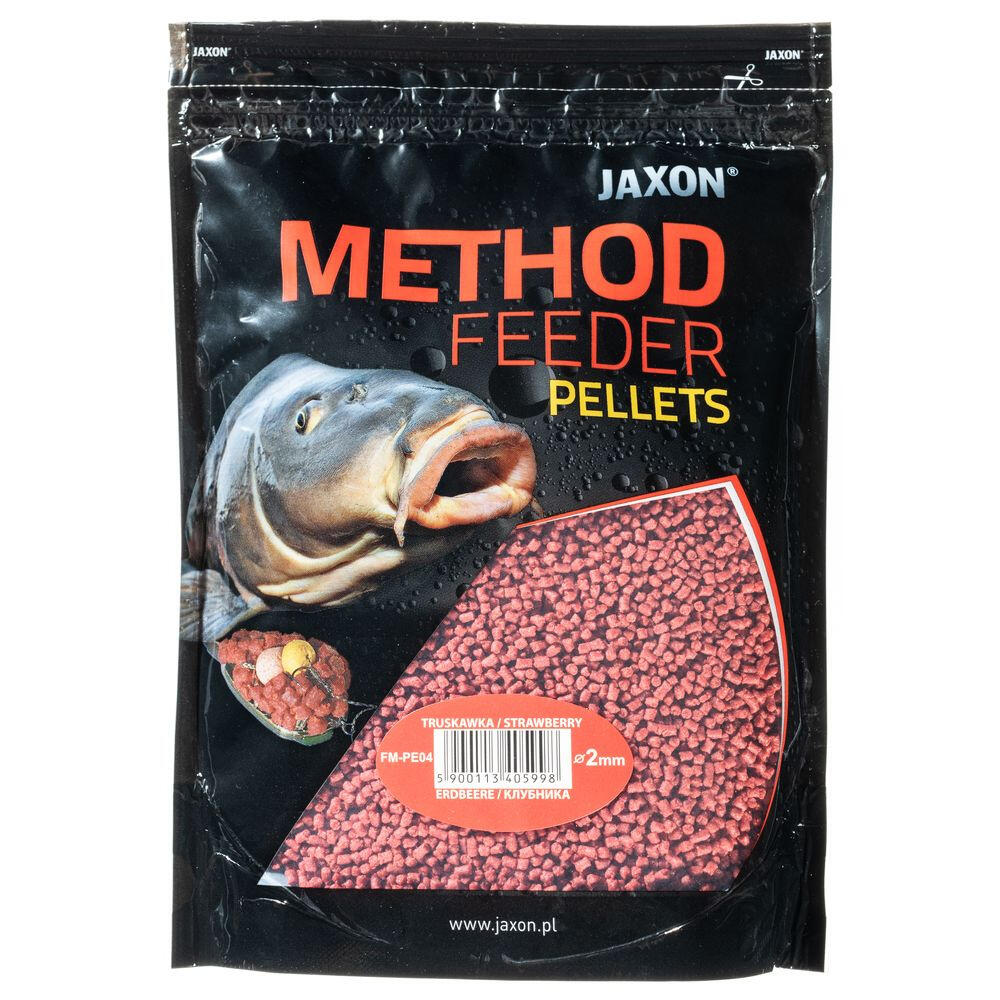 Pellet Jaxon Method Feeder Truskawka 2mm 500g