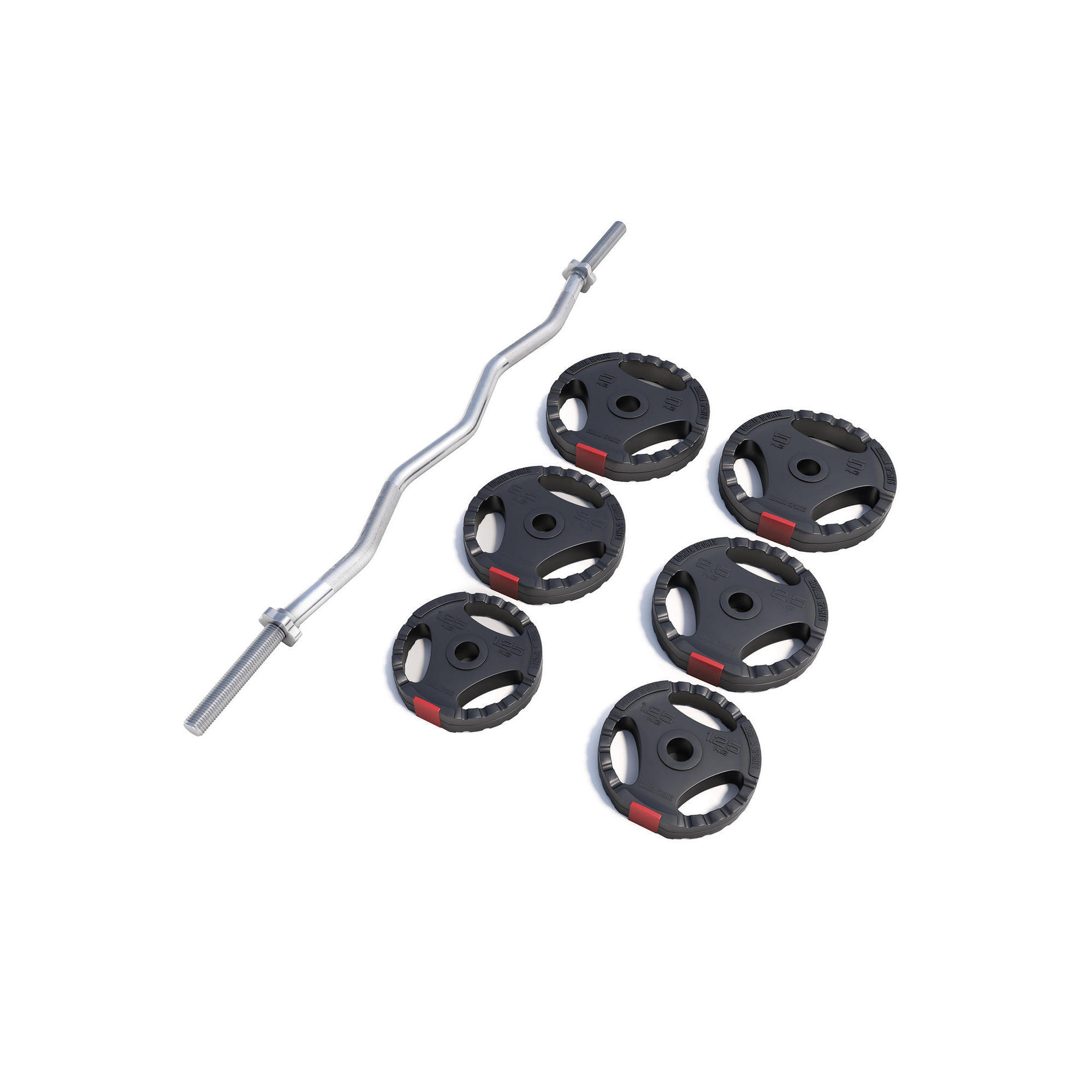 Sztanga 25 kg łamana obciążenia bitumiczne regulowana