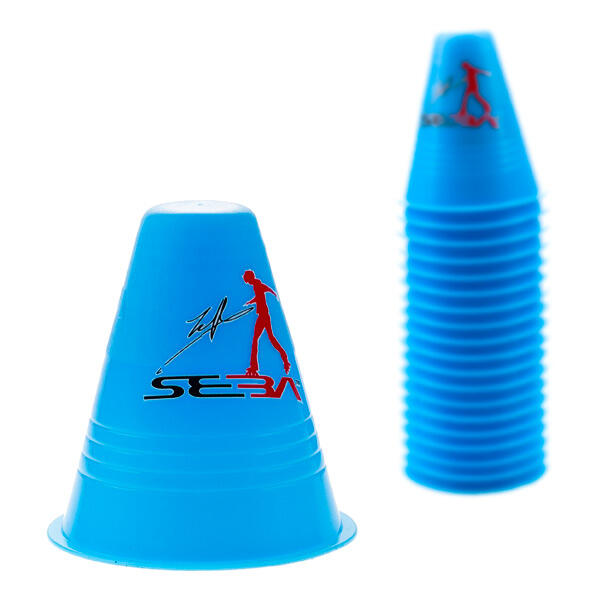 Zestaw 20 pachołków do slalomu na rolkach Seba Slalom Cones Dual Density