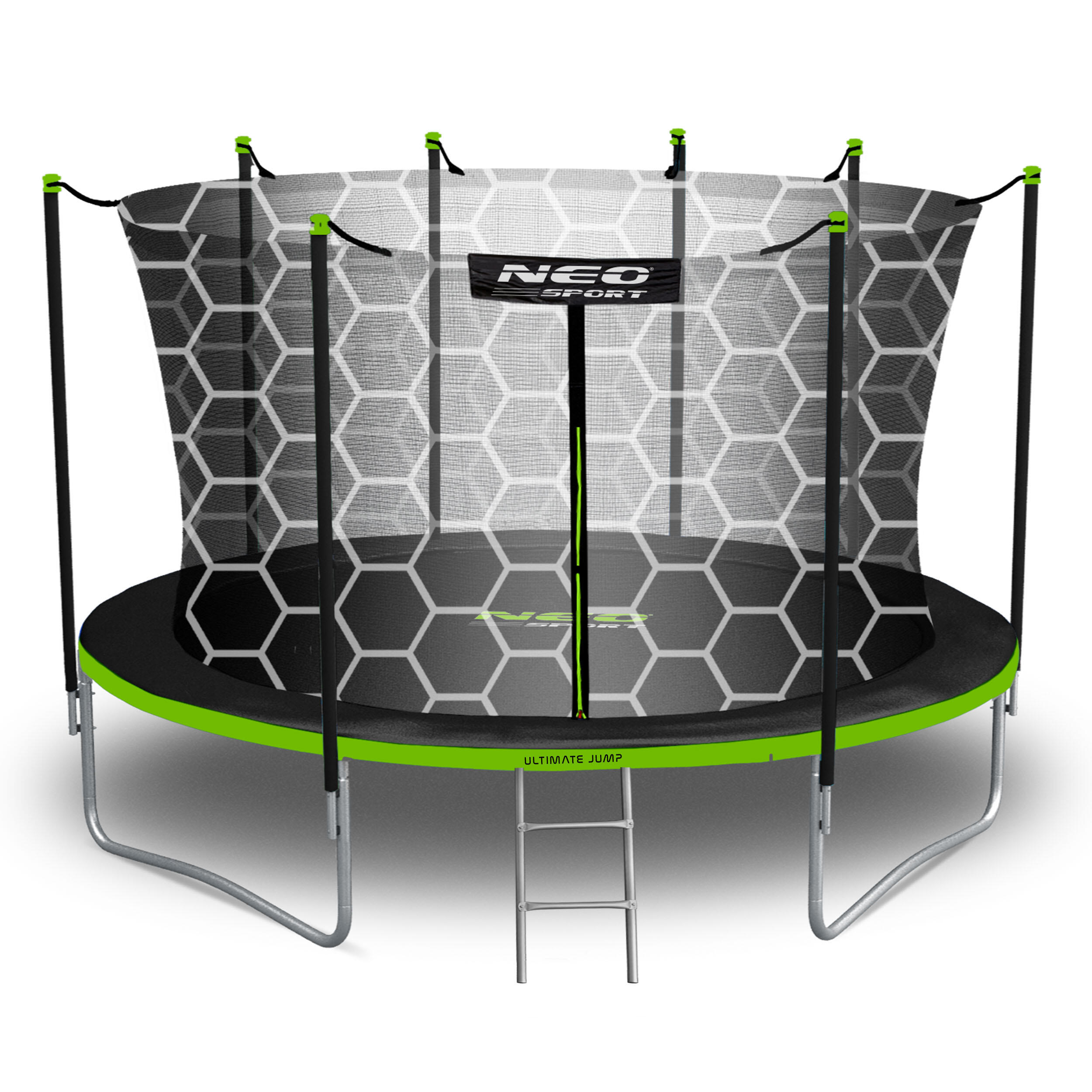 Trampolina ogrodowa z siatką wewnętrzną Neo-Sport 404cm 13ft
