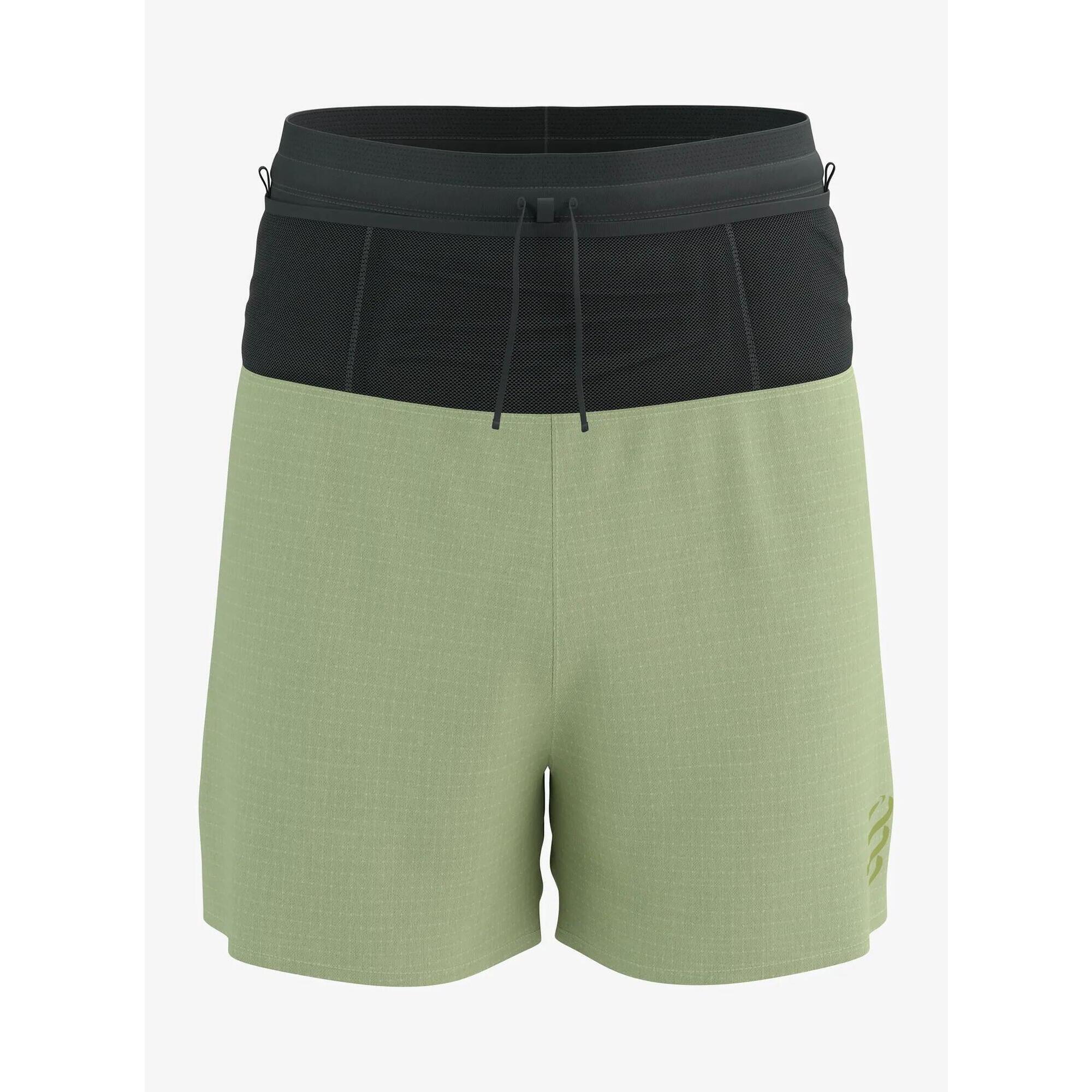 Spodenki do biegania męskie Compressport Trail Racing Overshort