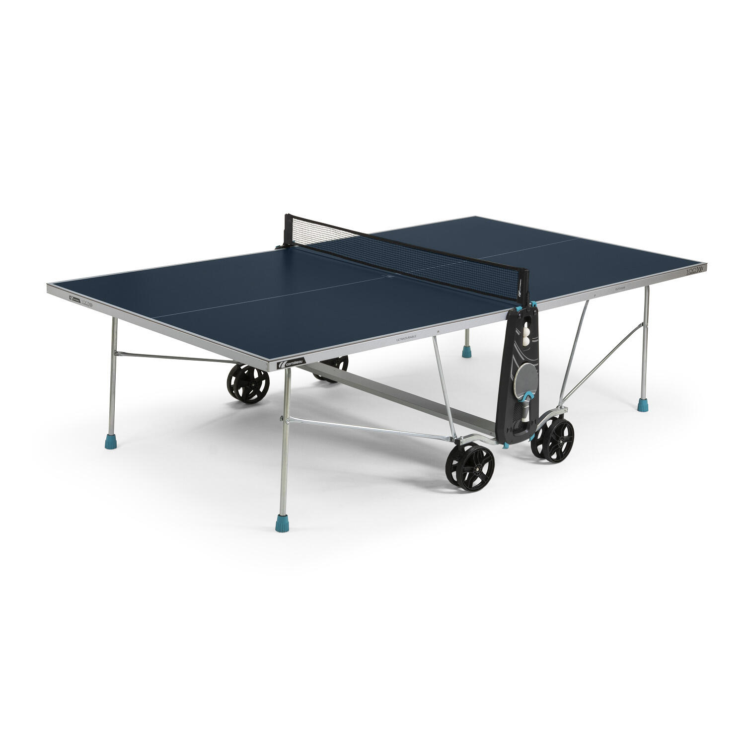 Table de ping-pong d'extérieur 100X Outdoor Bleu