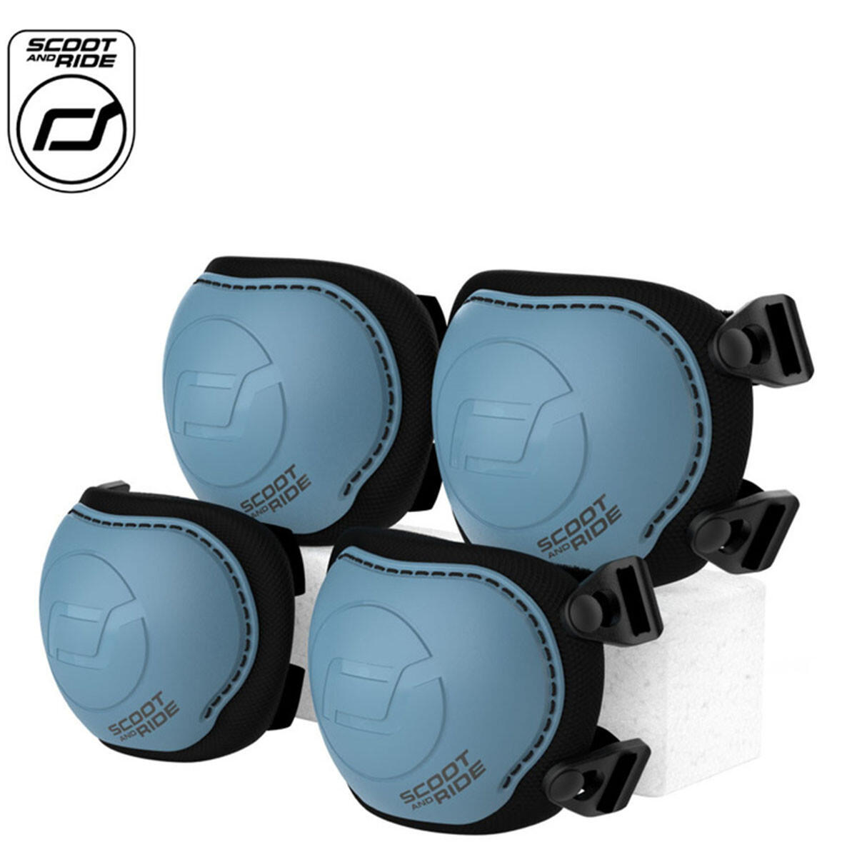 Zestaw ochraniaczy dla dzieci Scootandride Steel