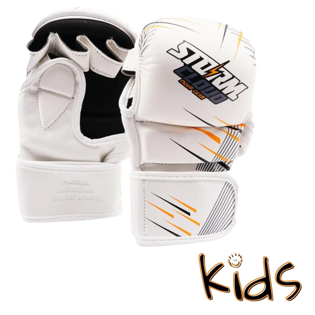 Rękawice do MMA dla Dzieci StormCloud StarFall Biało-Żółte Junior M