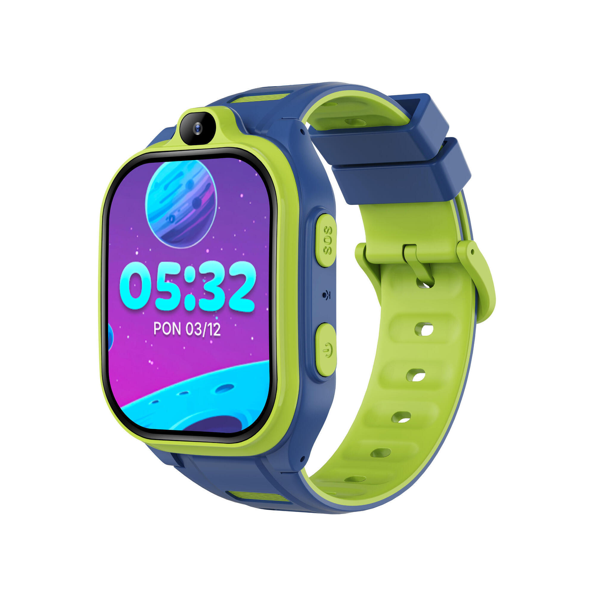 Smartwatch Forever GPS WiFi 4G Kids Boost KW-530 Niebieski AI nanoSIM VideoCall