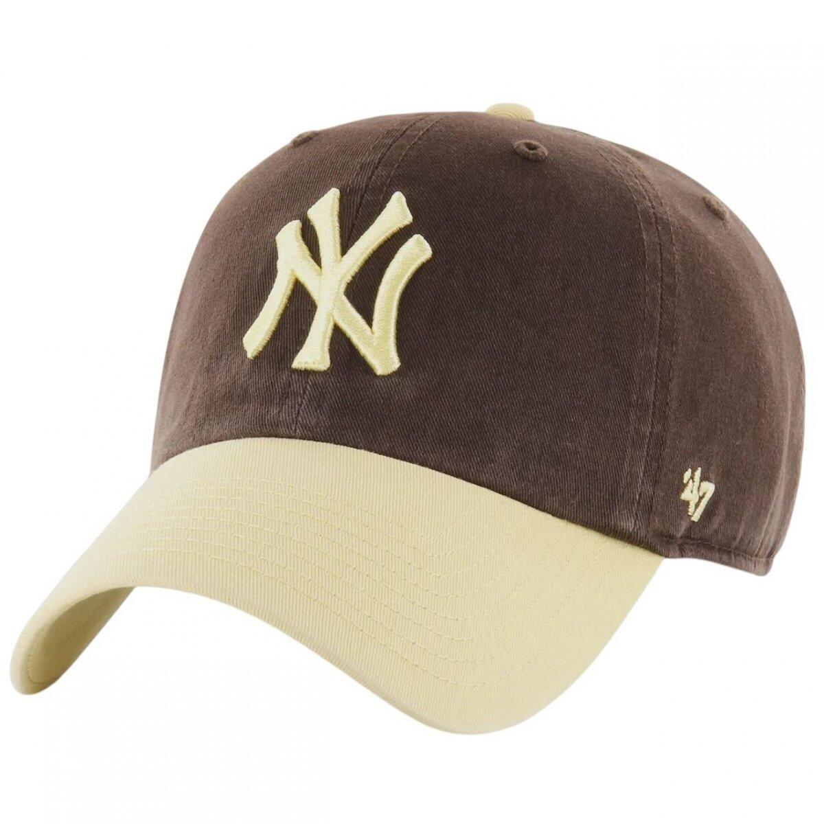 Czapka z daszkiem do turystyki Brand 47 MLB New York Yankees brązowa