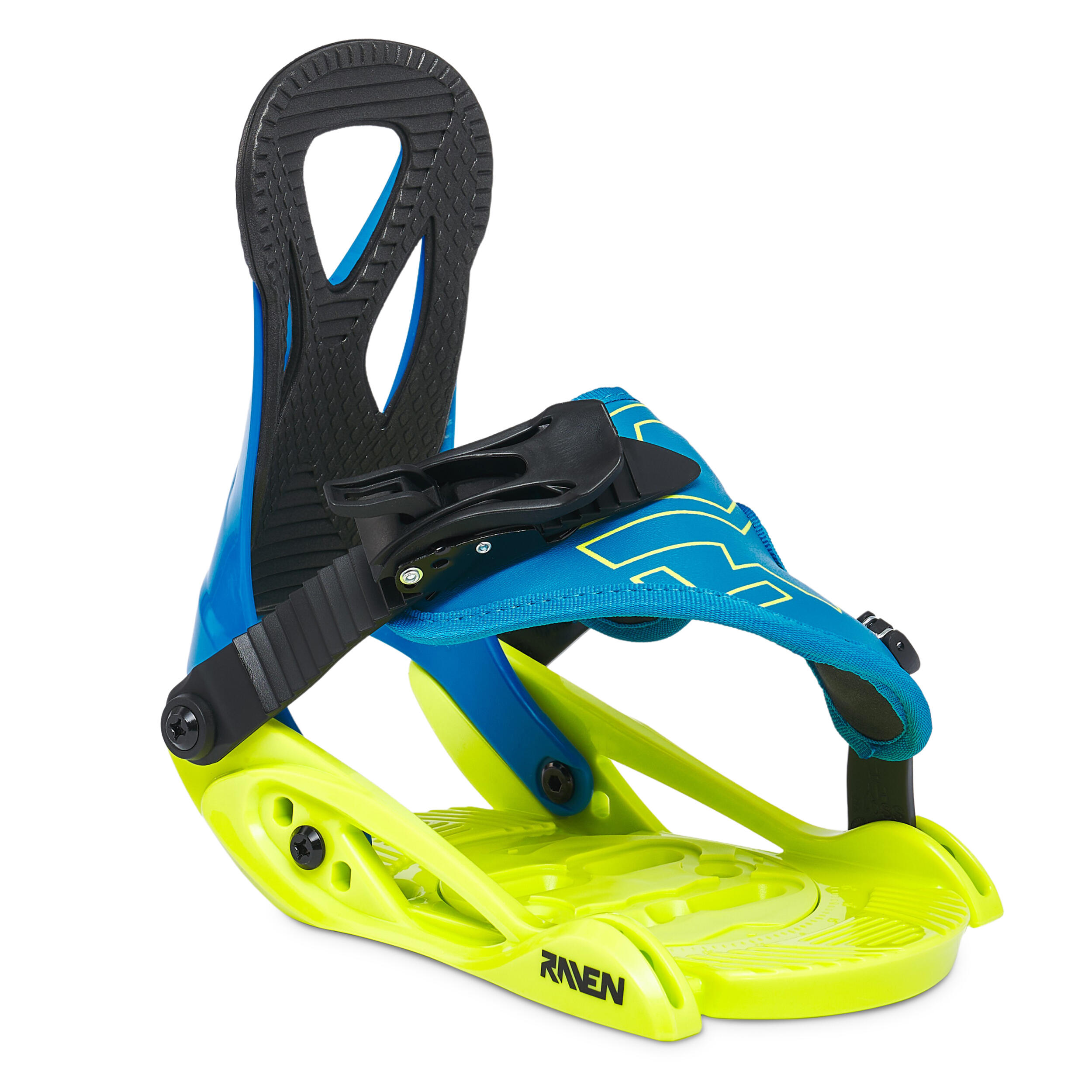 Wiązania snowboardowe Raven s160 Junior Blue/Lime