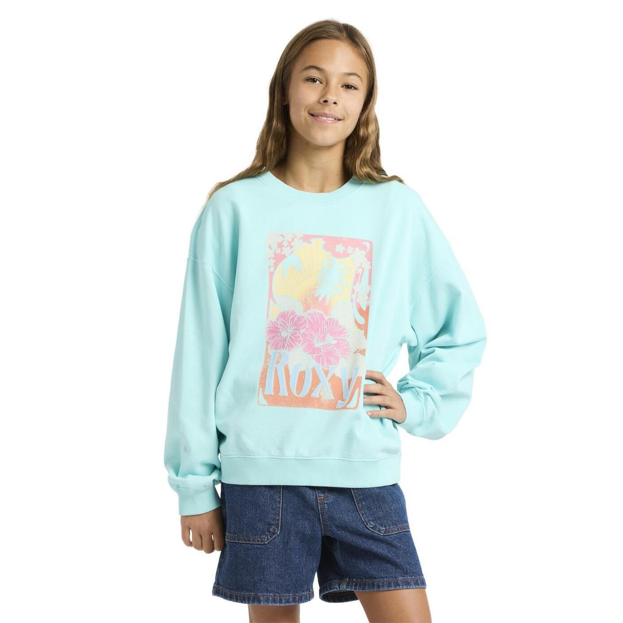 Bluza dla Dziewczynki LINEUP TERRY Niebieski