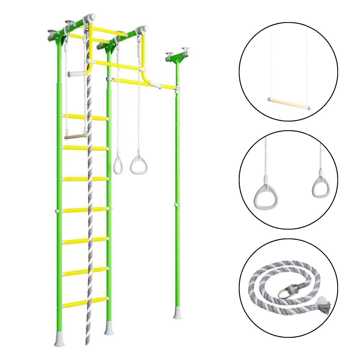 Drabinka gimnastyczna Jowisz - jasnozielony