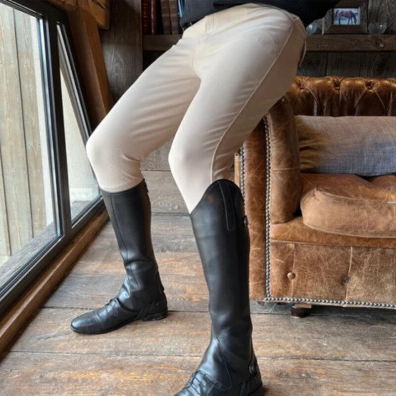 Spodnie jeździeckie z lejem kolanowym T de T Ultime