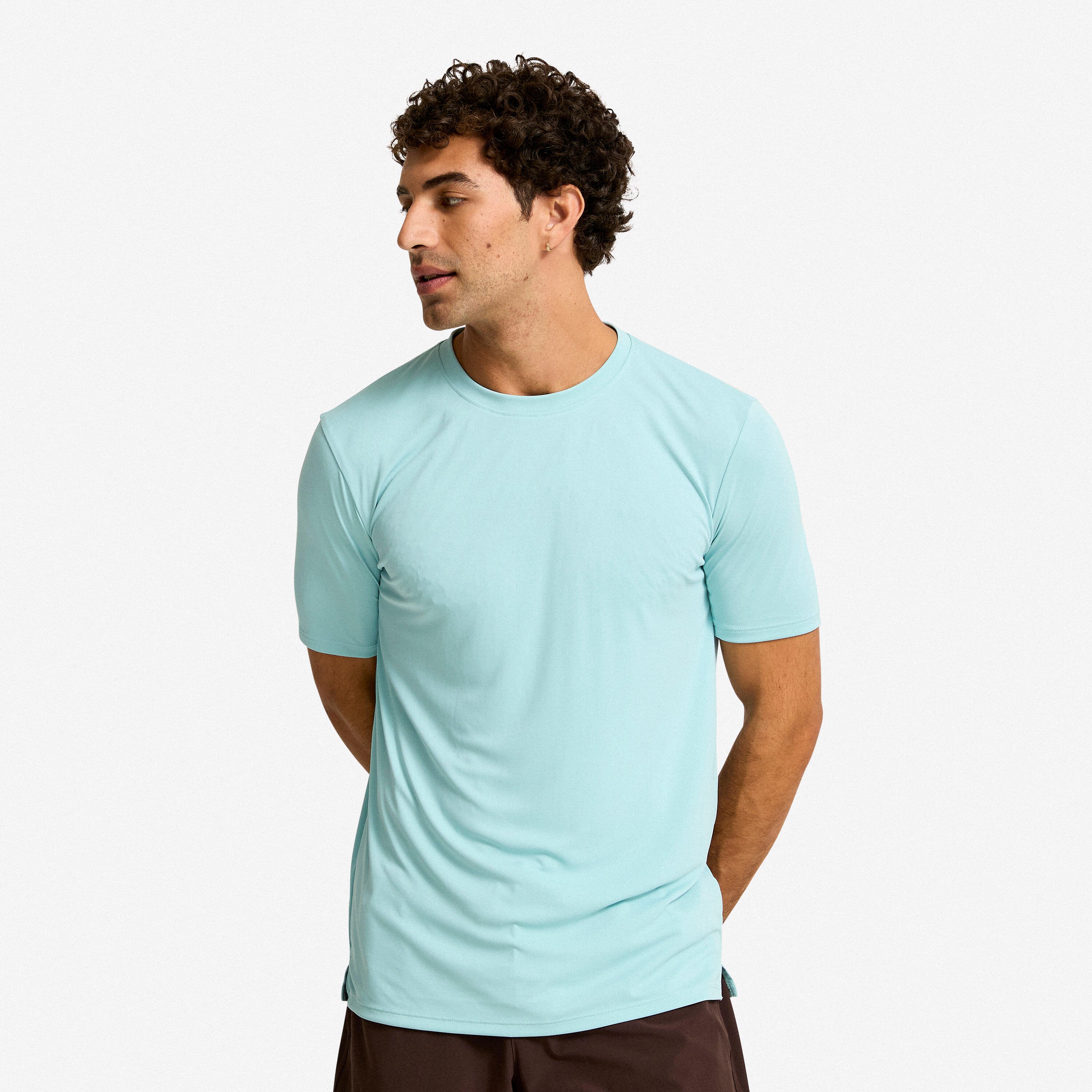 Koszulka fitness męska Domyos krótki rękaw.