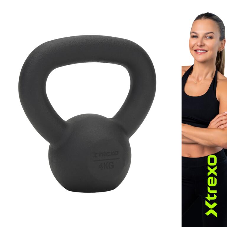 Kettlebell Żeliwny XTREXO 4 kg