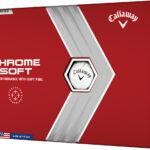 Piłka golfowa Callaway Chrome Soft Biały