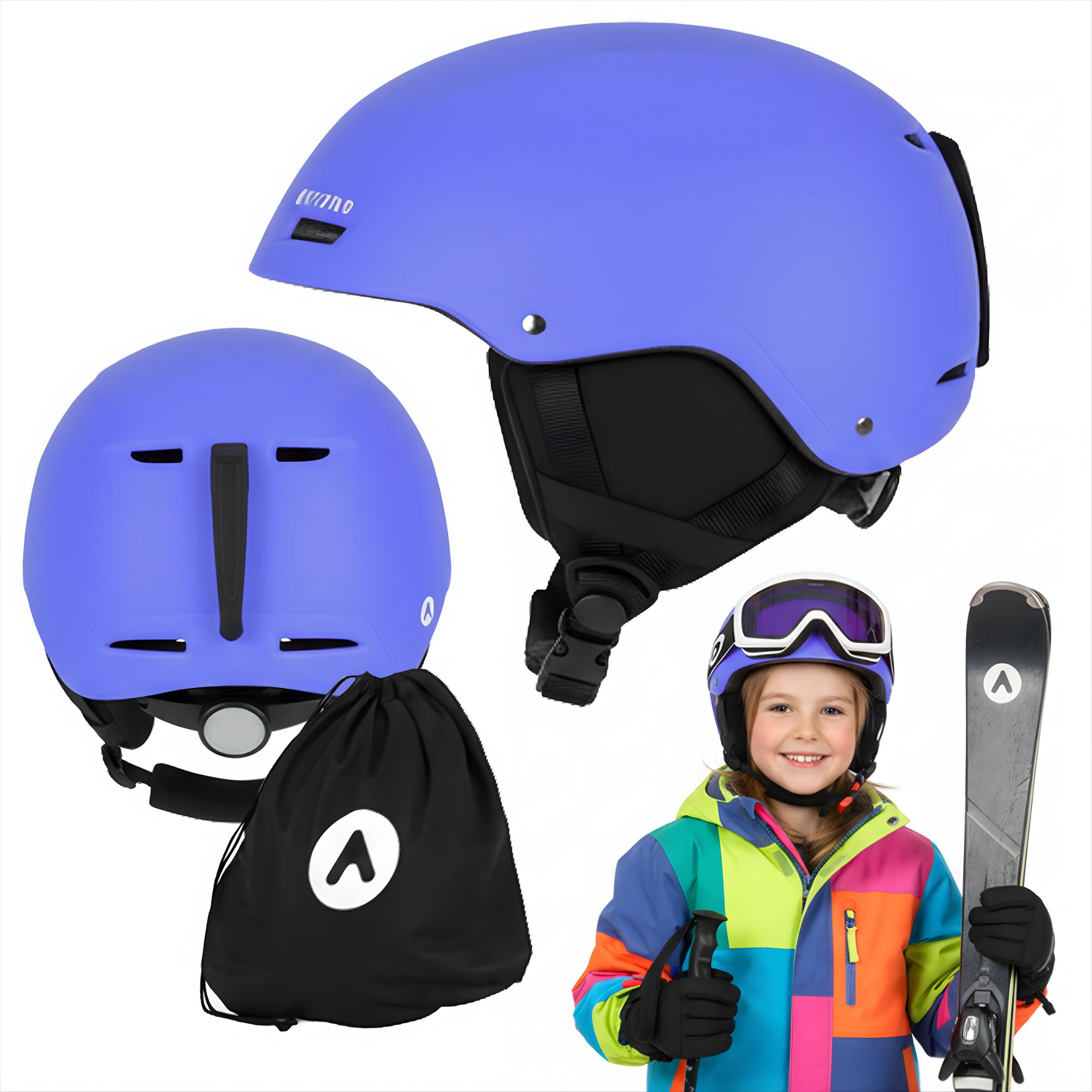 Kask narciarski dziecięcy ATTABO Avens 2.0 Jr niebieski 48-54 cm