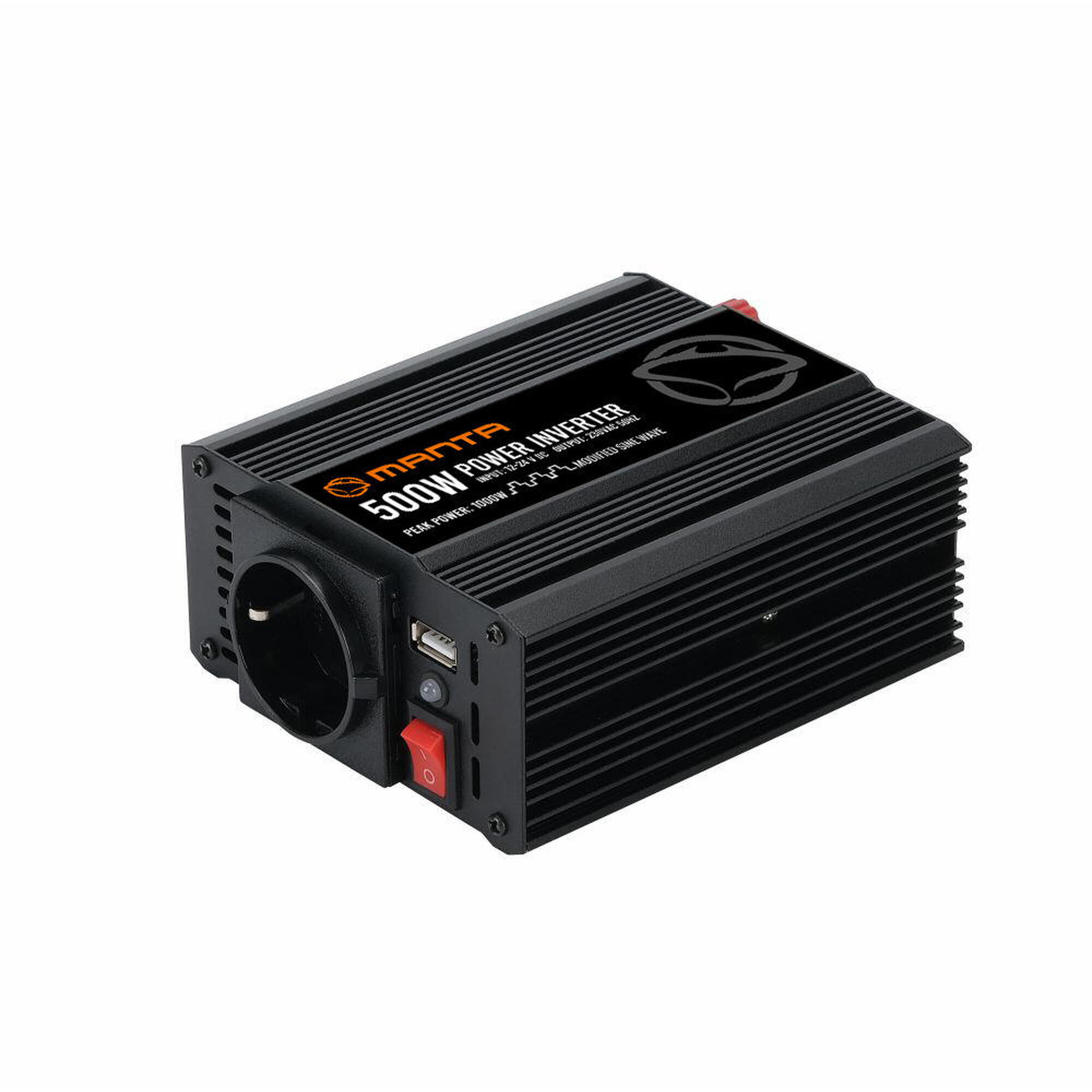 Przetwornica samochodowa 12V/24V na 230V 500W/1000W MPI500M
