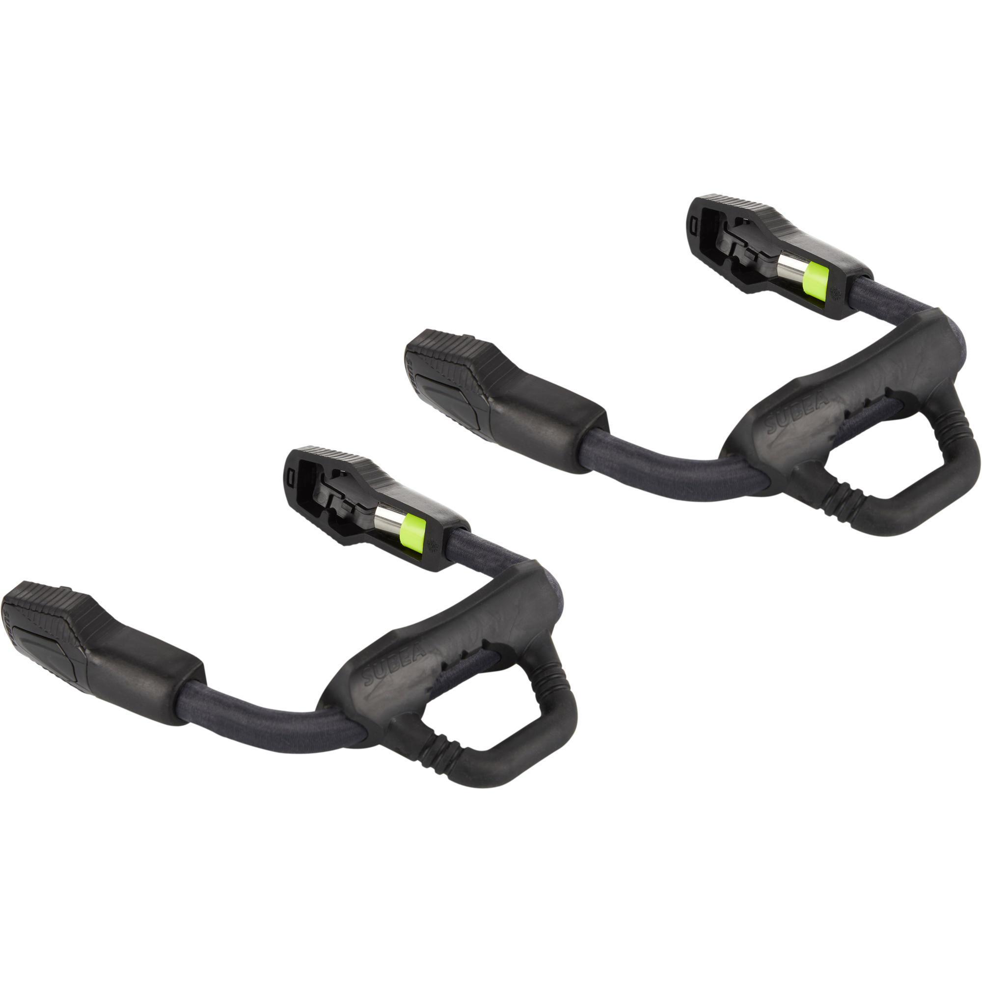 Para elastycznych pasków Subea do płetw regulowanych do nurkowania