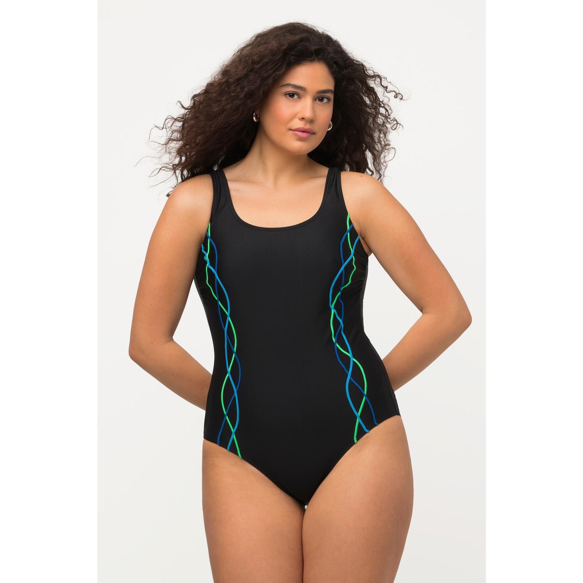 Damski Strój kąpielowy lamówki bez miękkich miseczek pas pod biustem